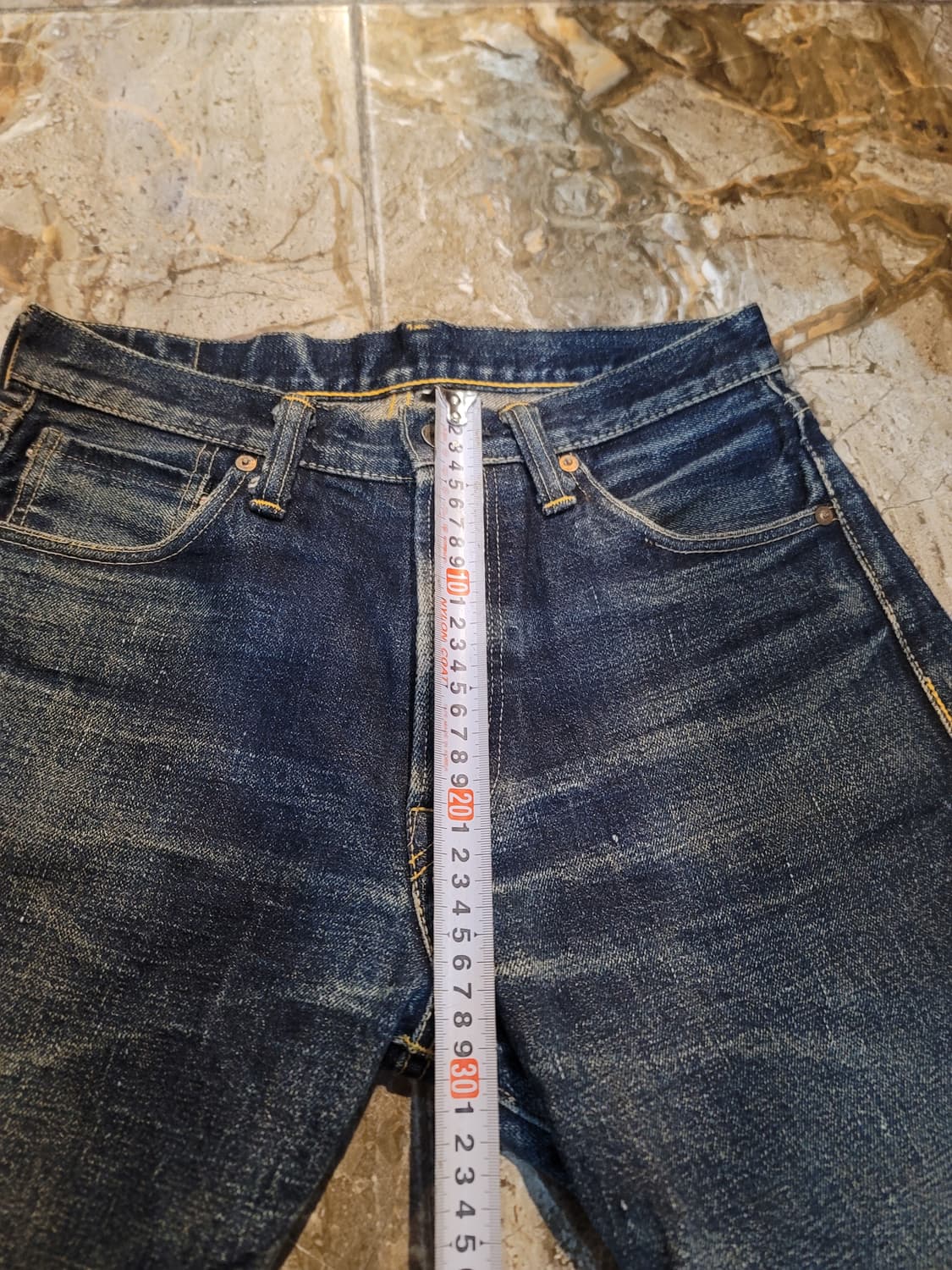 사무라이진 헤비온즈 셀비지 데님 팬츠 상품이미지7