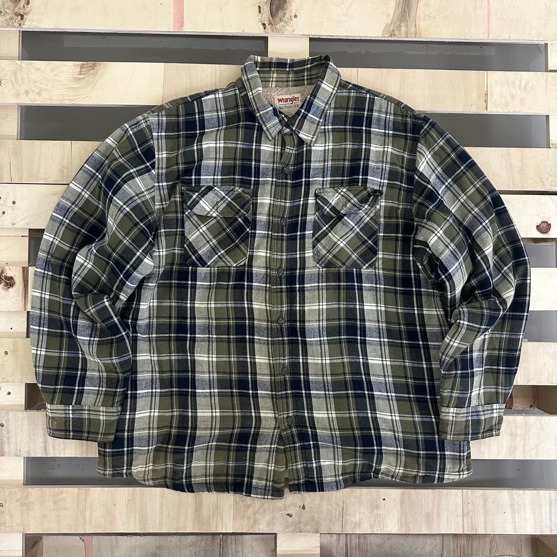 랭글러 플리스 체크 셔츠 자켓 상품이미지1