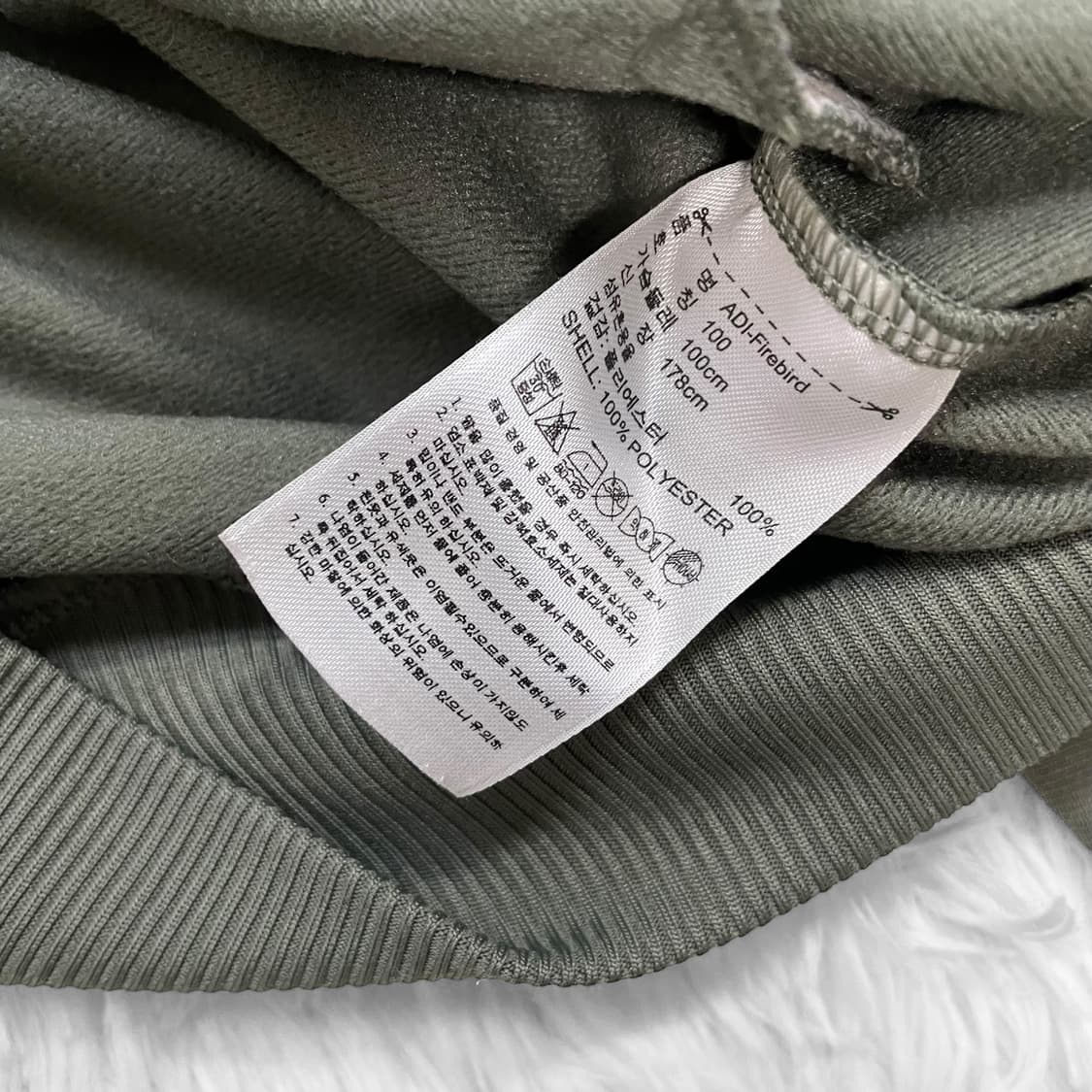 아디다스 og 파이어버드 트랙탑 져지 카키 대장급 상품이미지5