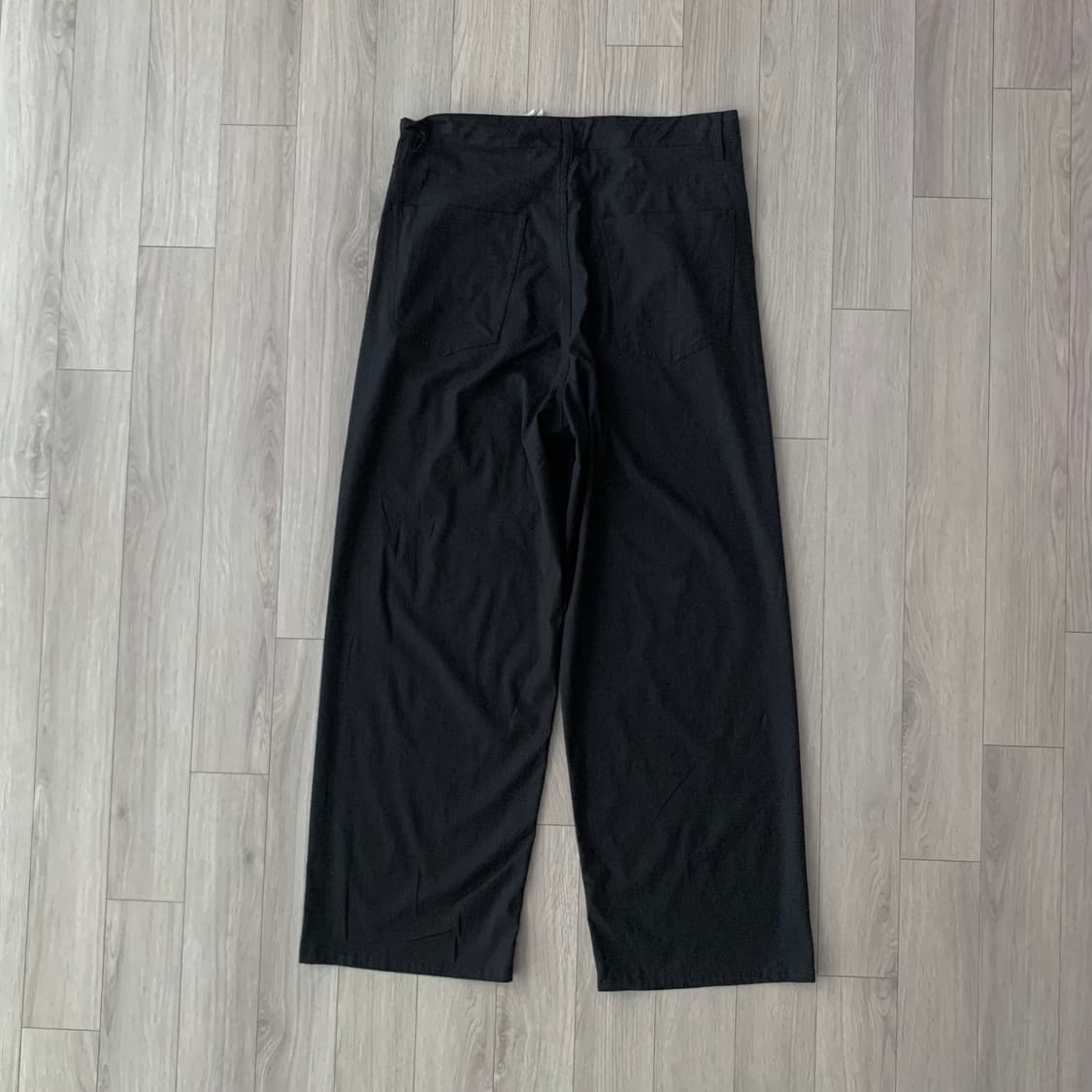 베이시스브룩 레이온 블랙 팬츠 basisbroek 상품이미지4