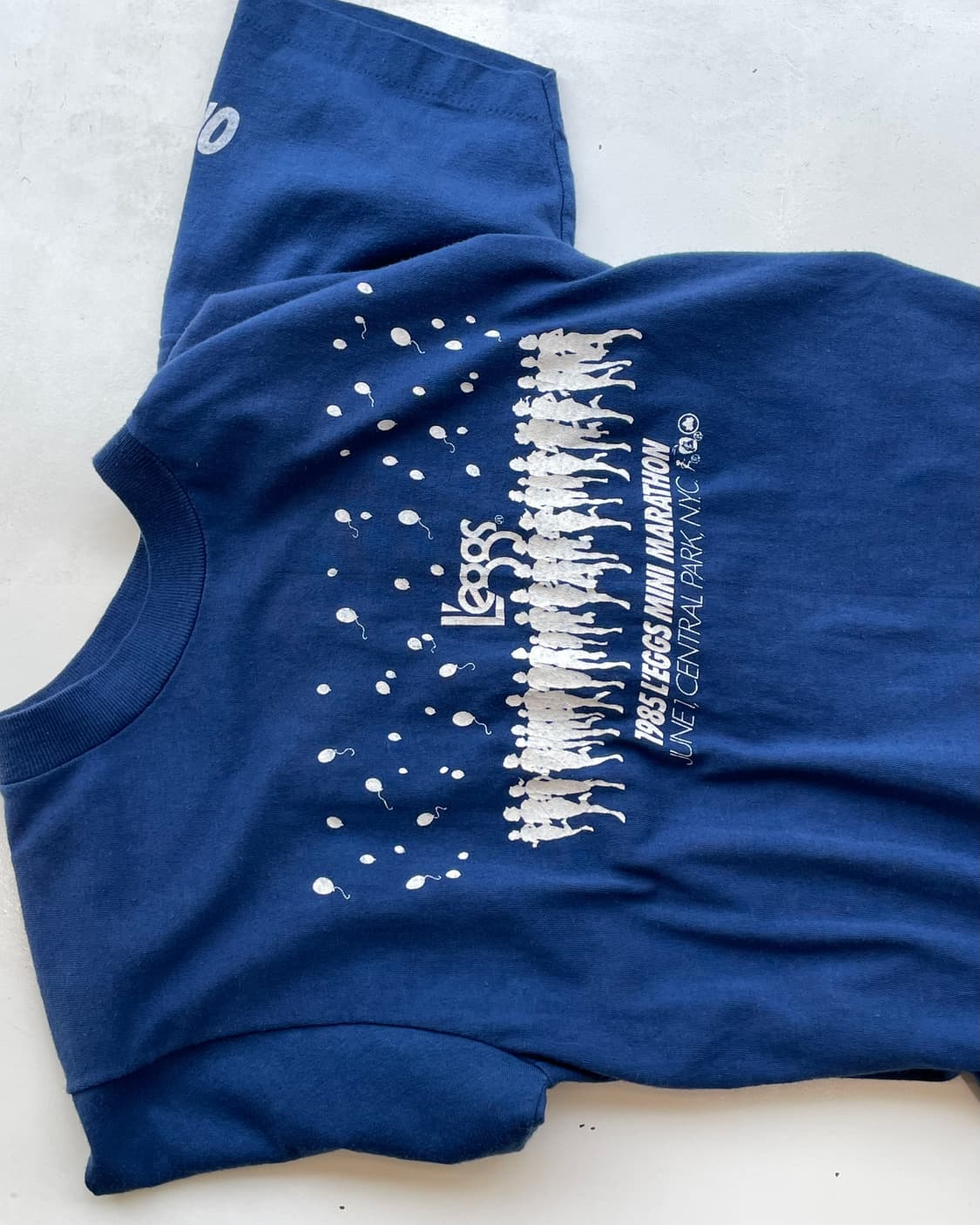 1985 “L'egg Mini Marathon” Promo T-shirt 상품이미지5