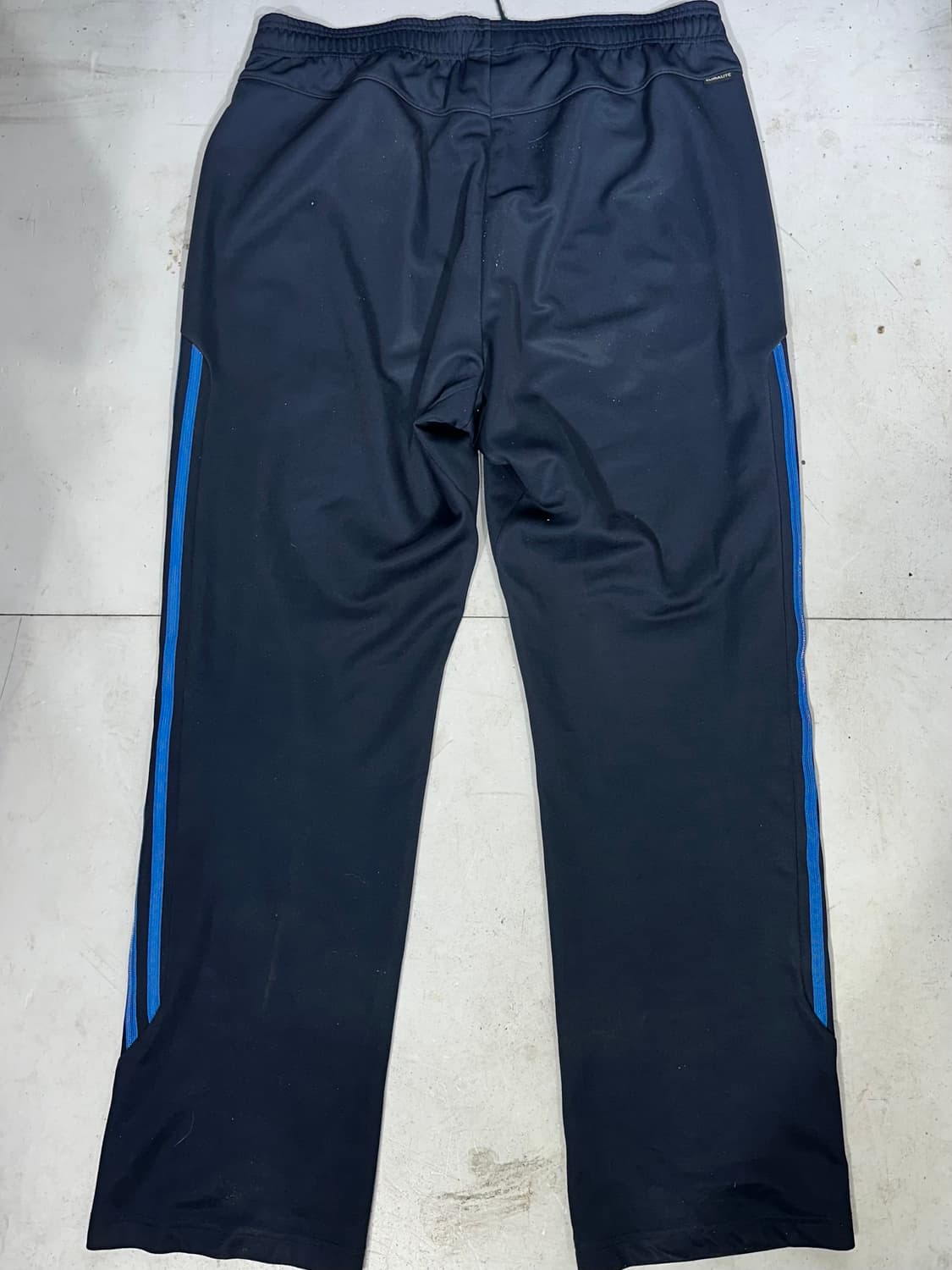 아디다스 와이드 네이비 블루 삼선 트레이닝 팬츠 추리닝 바지 L  상품이미지5