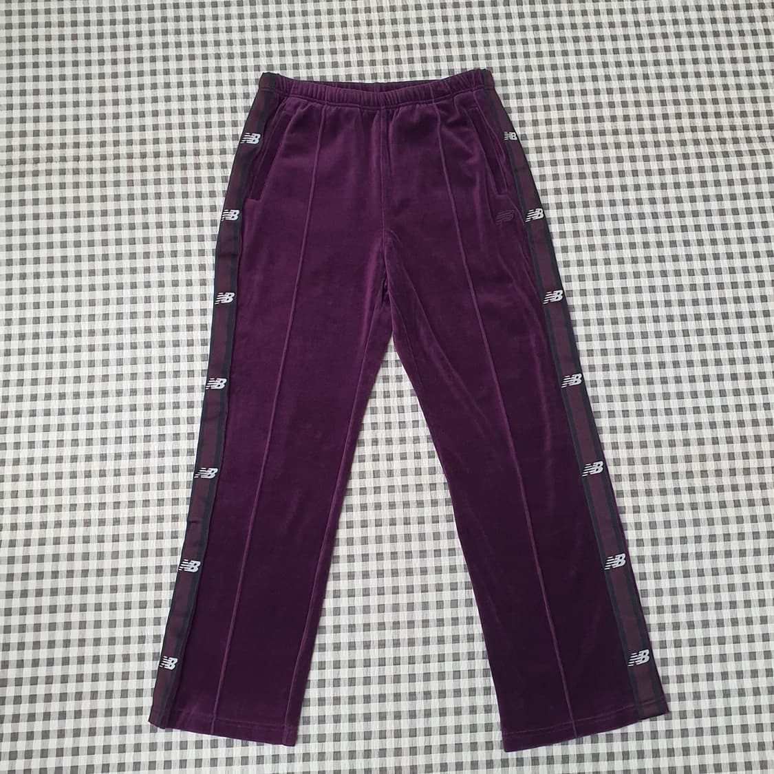 뉴발란스 밴딩 벨벳 트레이닝 팬츠 남자29~31 상품이미지1