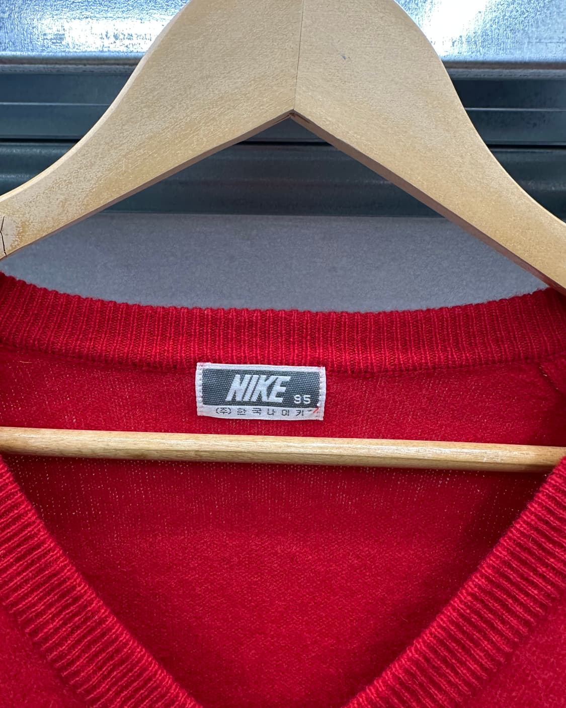 (95)80'S 나이키 V넥 니트-M1555 상품이미지2