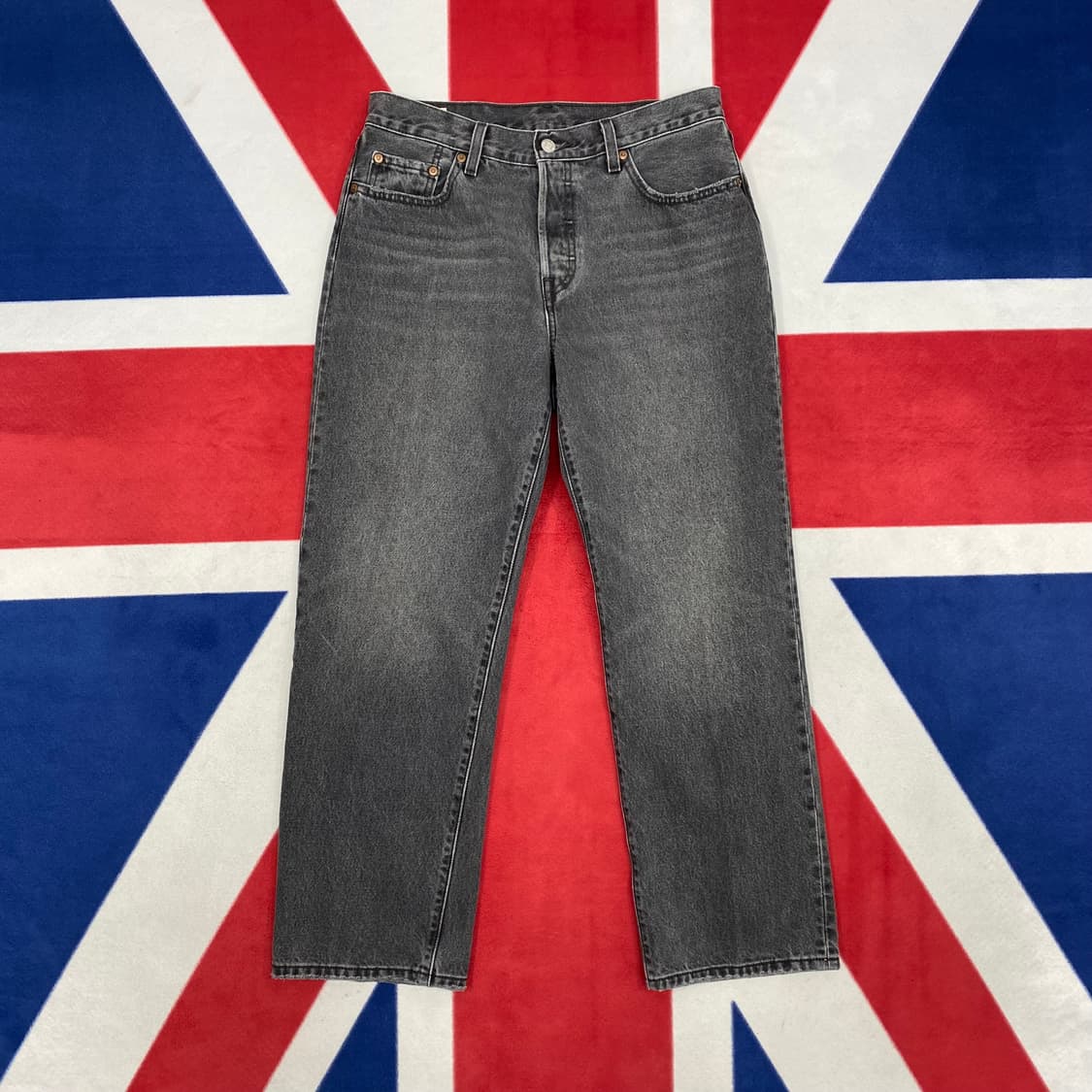 리바이스 501 흑청 데님팬츠 실측30 상품이미지1