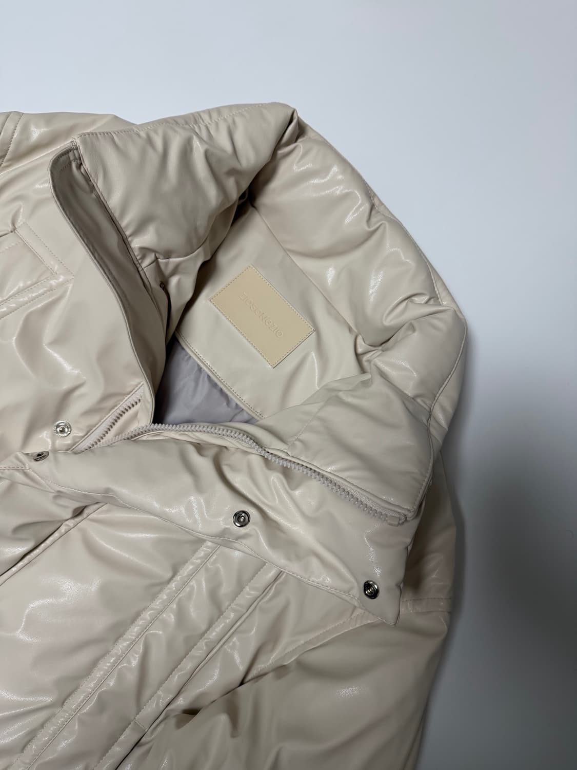 지오송지오 오리털 가죽패딩 상품이미지5