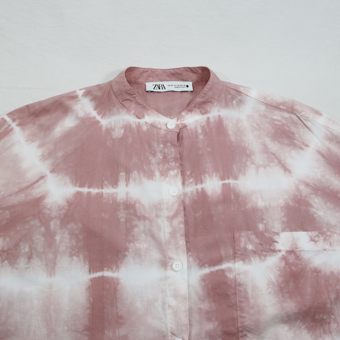 ZARA 타이다이 라운드 셔츠 (여성용 M) 상품이미지4