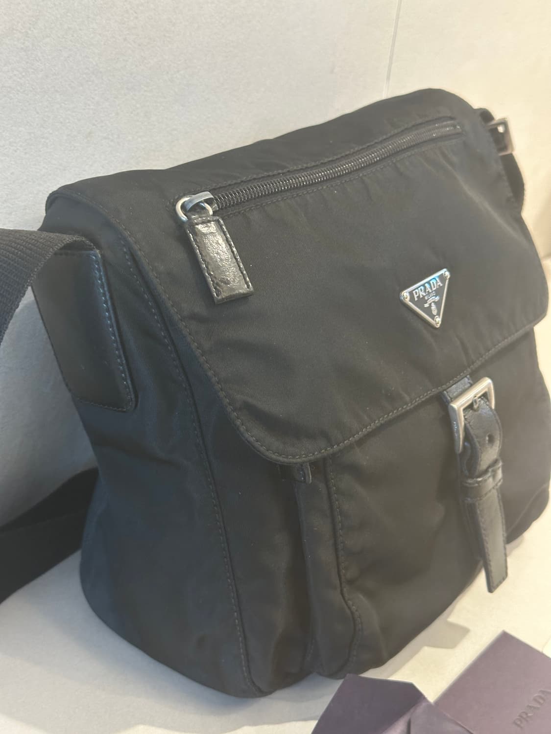 정품 프라다 포코노 나일론 메신저백 크로스백 주우재백 상품이미지4