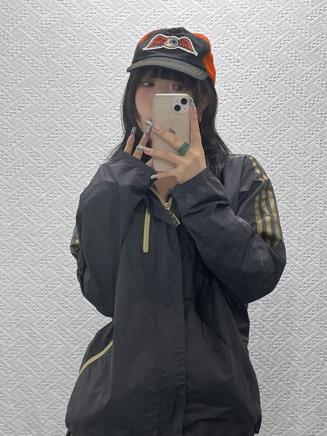 본 더치 스트릿 펑크 그로테스트 자수 메쉬 볼캡 C12644 상품이미지1