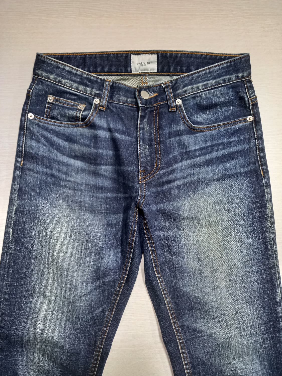 28 FATALISM Seoul 워싱 스판 슬림일자진 28-915 상품이미지3