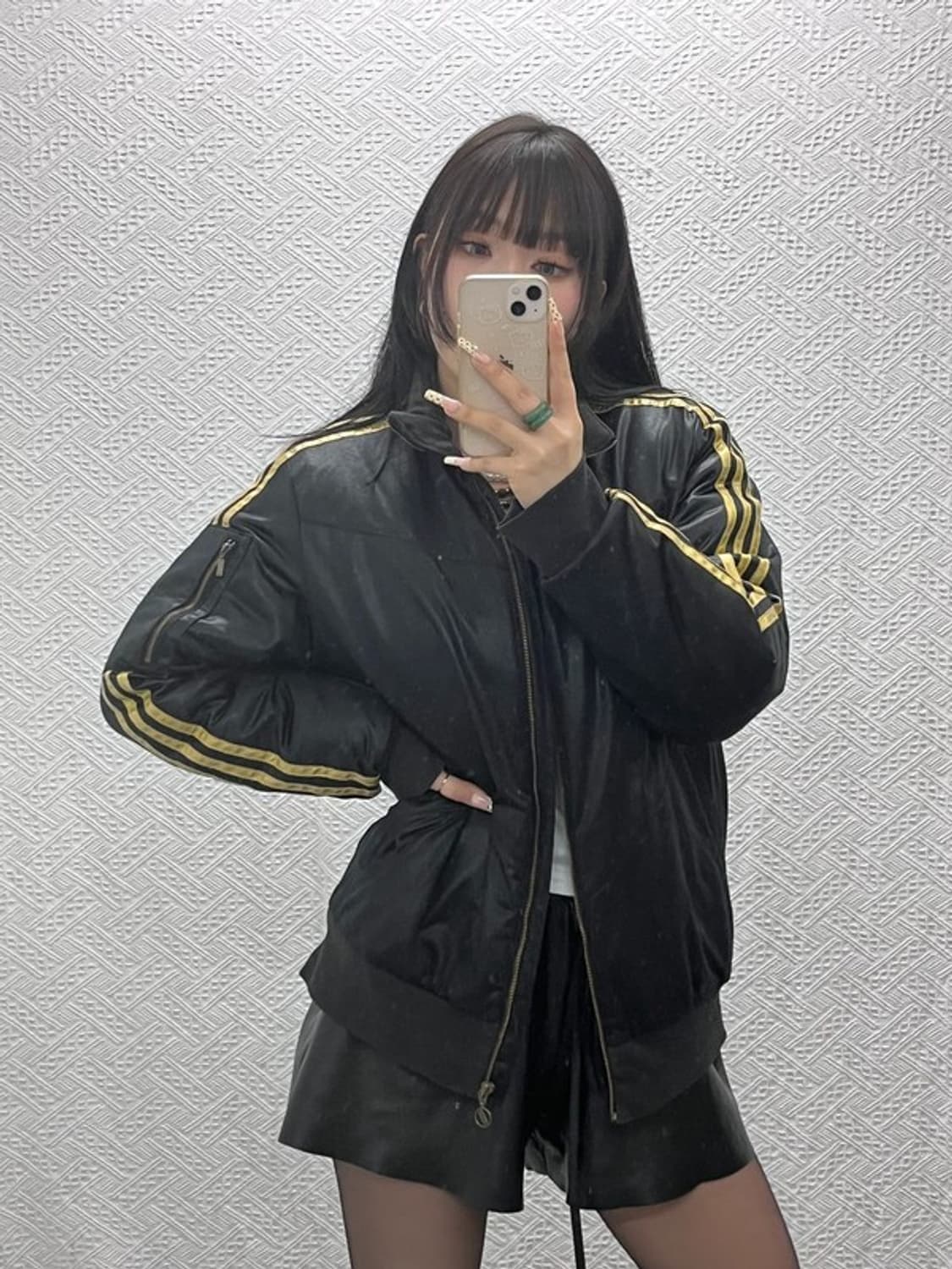 아디다스 올드스쿨 레트로 빈티지 누빔 패딩 자켓 95 C09701 상품이미지1