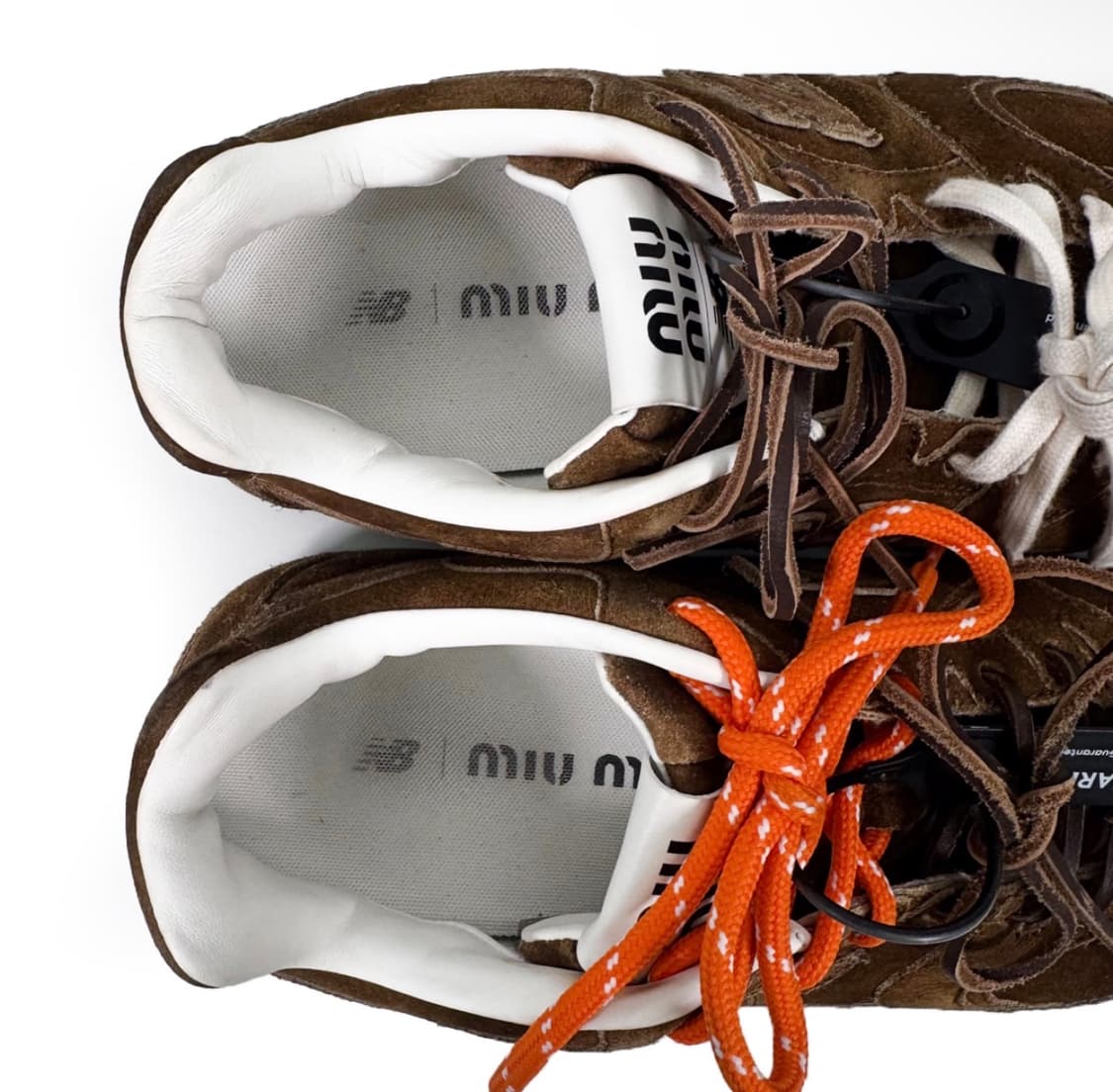 [41] 미우미우 x 뉴발란스 530 스웨이드 메쉬 스니커즈 시나몬 상품이미지7
