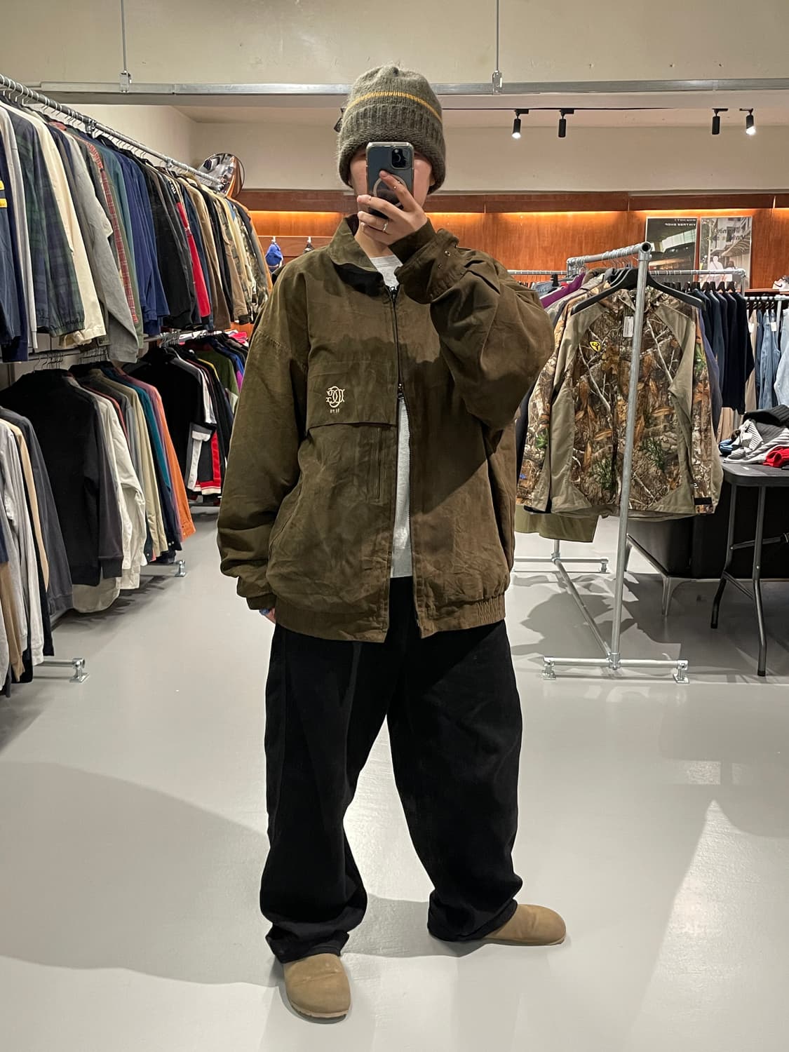 90's USA 블루종 자켓   상품이미지4