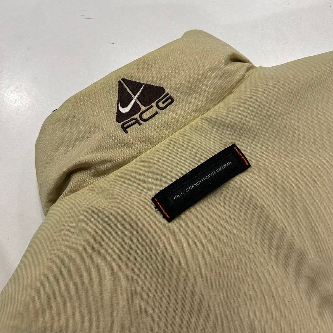 [M] 올드 나이키 ACG 패딩 조끼 베이지색 A871 상품이미지9