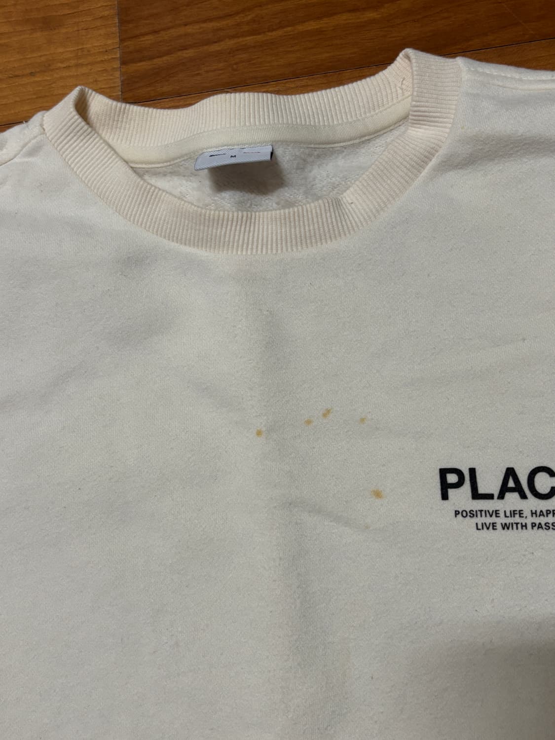 place 맨투맨 m 사이즈 상품이미지3