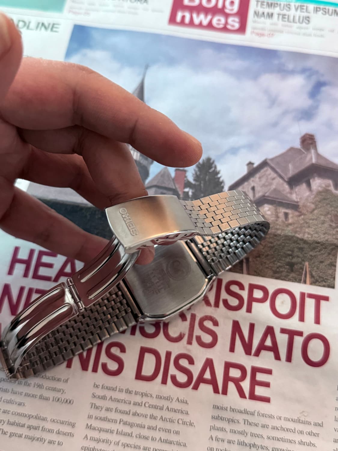 세이코 Seiko 쿼츠 테레비 크로노스 데이 데이트 상품이미지3