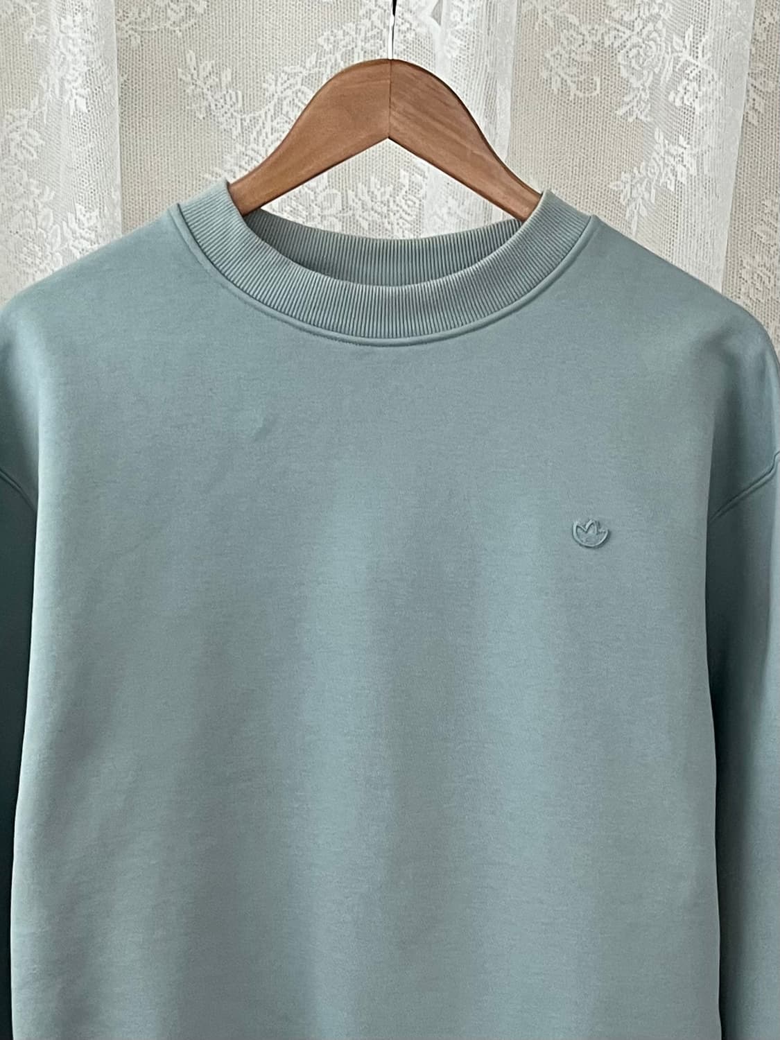 2XL) 아디다스 컨템포 크루 맨투맨 민트 블루 상품이미지3