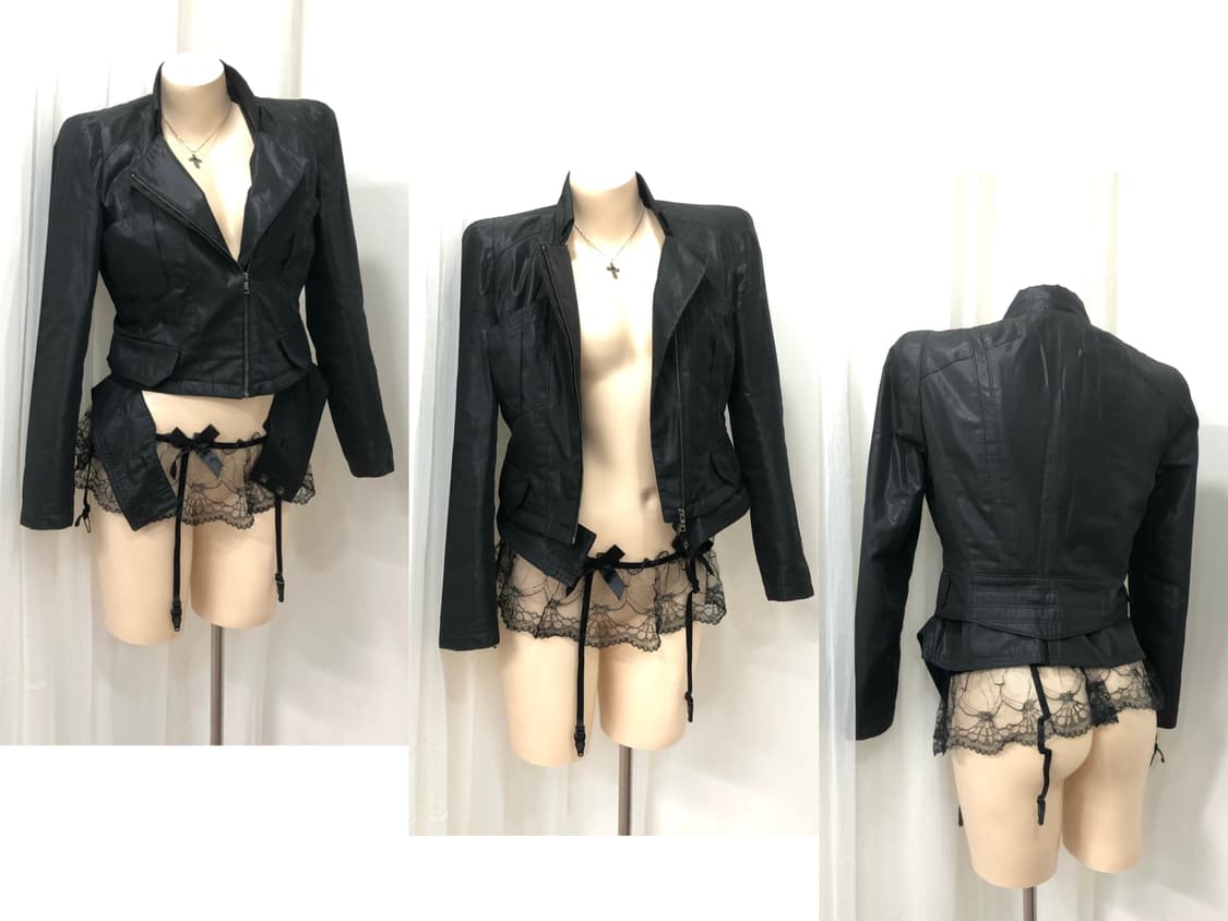 XIX black structured panel jacket 상품이미지1