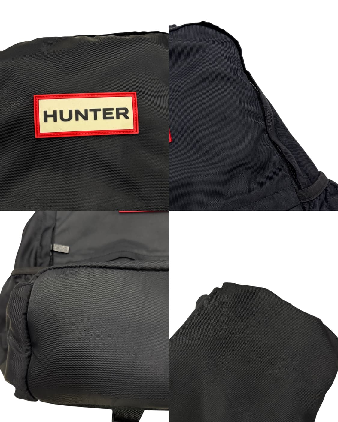 헌터 나일론 백팩 가방 블랙 상품이미지7
