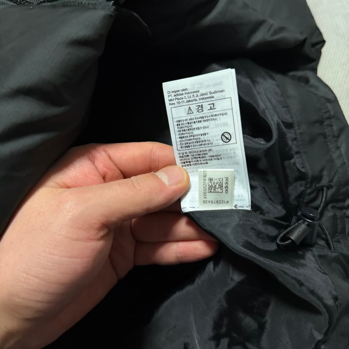 아디다스 오리지널 로고 패딩 자켓 상품이미지5