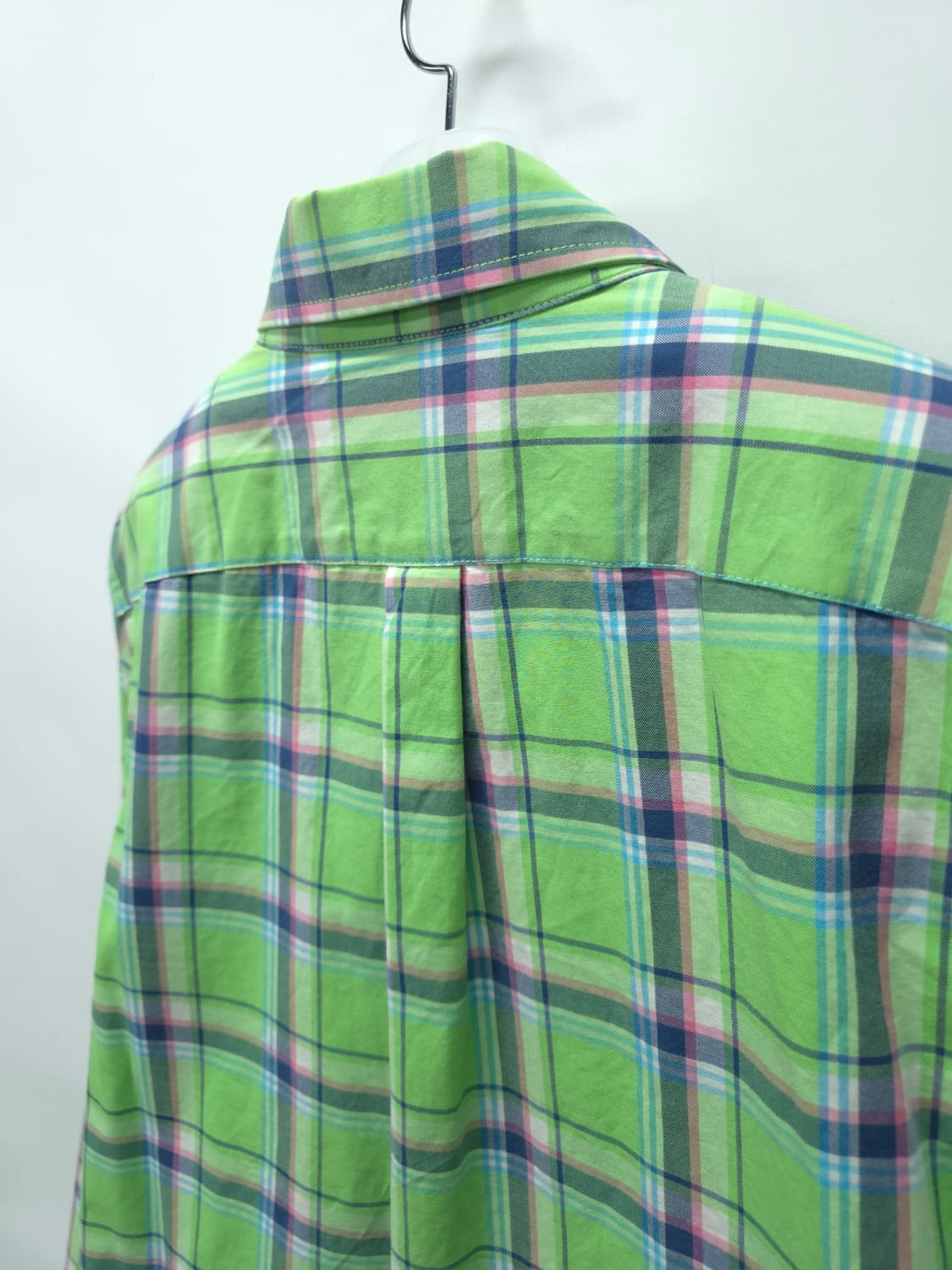 아베크롬비 네온 그린체크 셔츠 ( 95~100 ) 상품이미지9