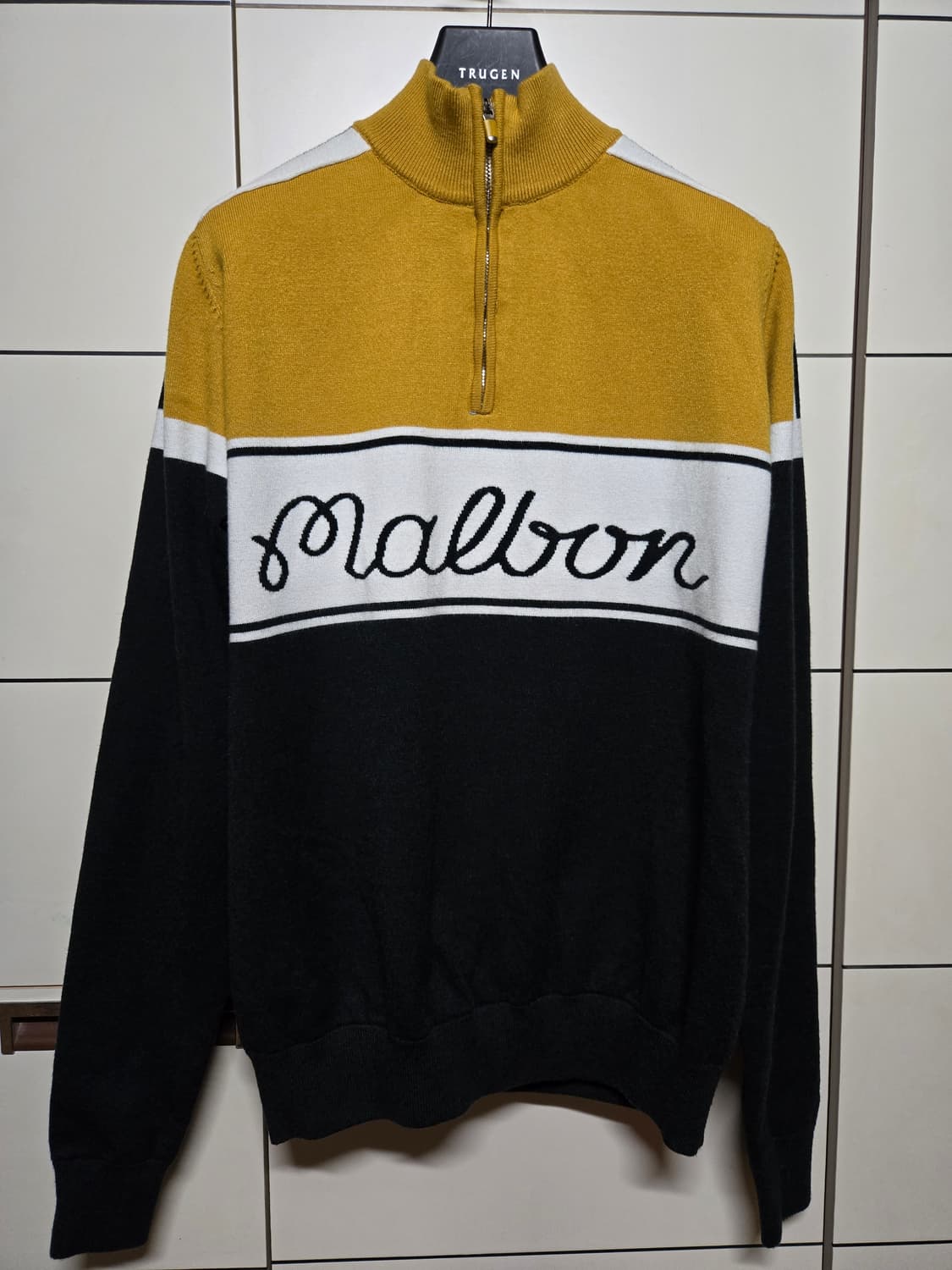 말본 골프 정품 남성 방풍 니트 반집업 상품이미지1