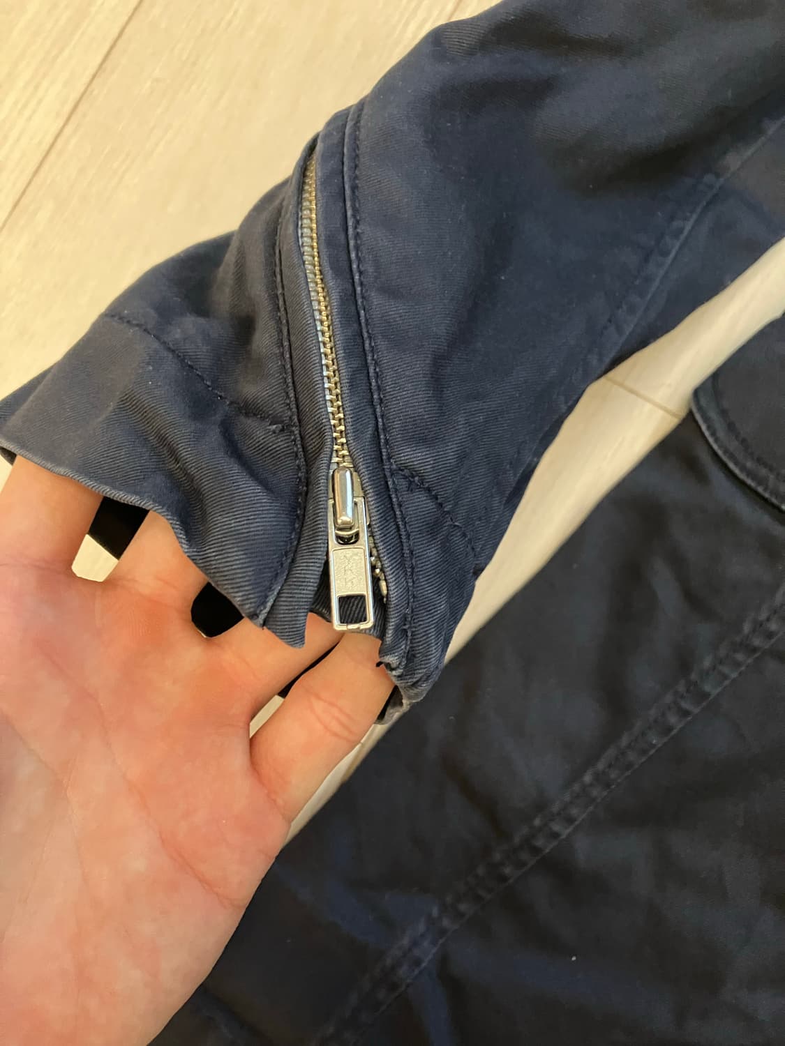 디젤 밀리터리 코트 네이비 상품이미지5