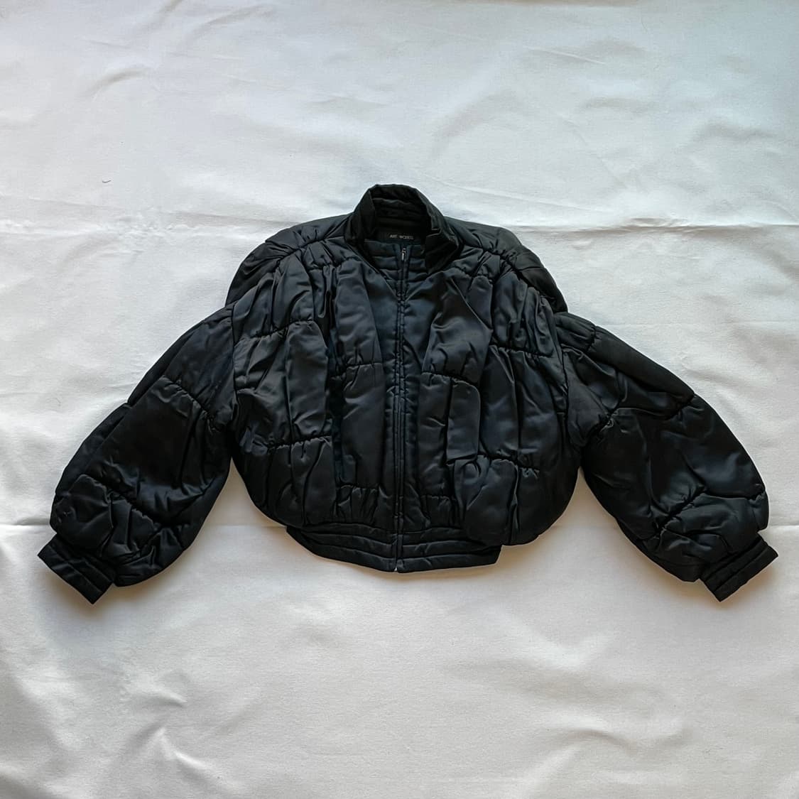 아방가르드 퀼팅 숏 크롭 푸퍼 패딩 자켓 점퍼 일본 빈티지 상품이미지2