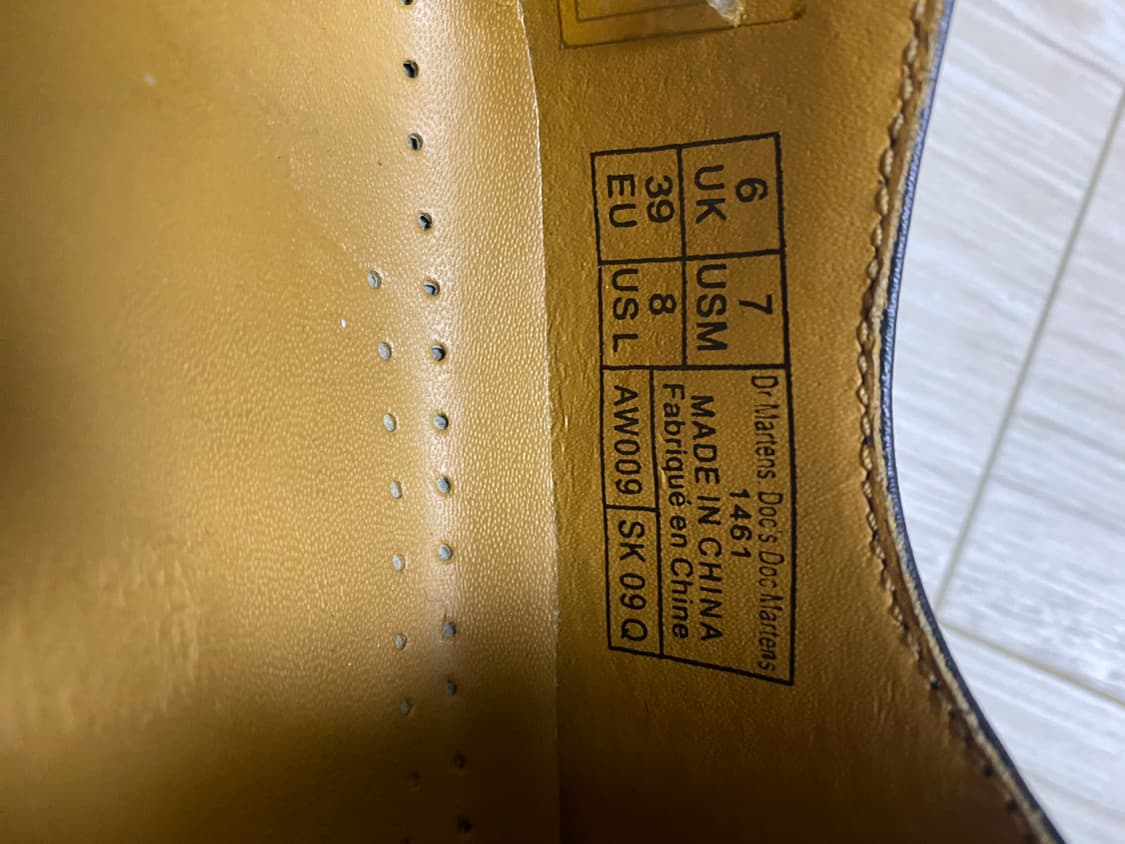 닥터마틴 1461 3홀 나파 250 상품이미지7