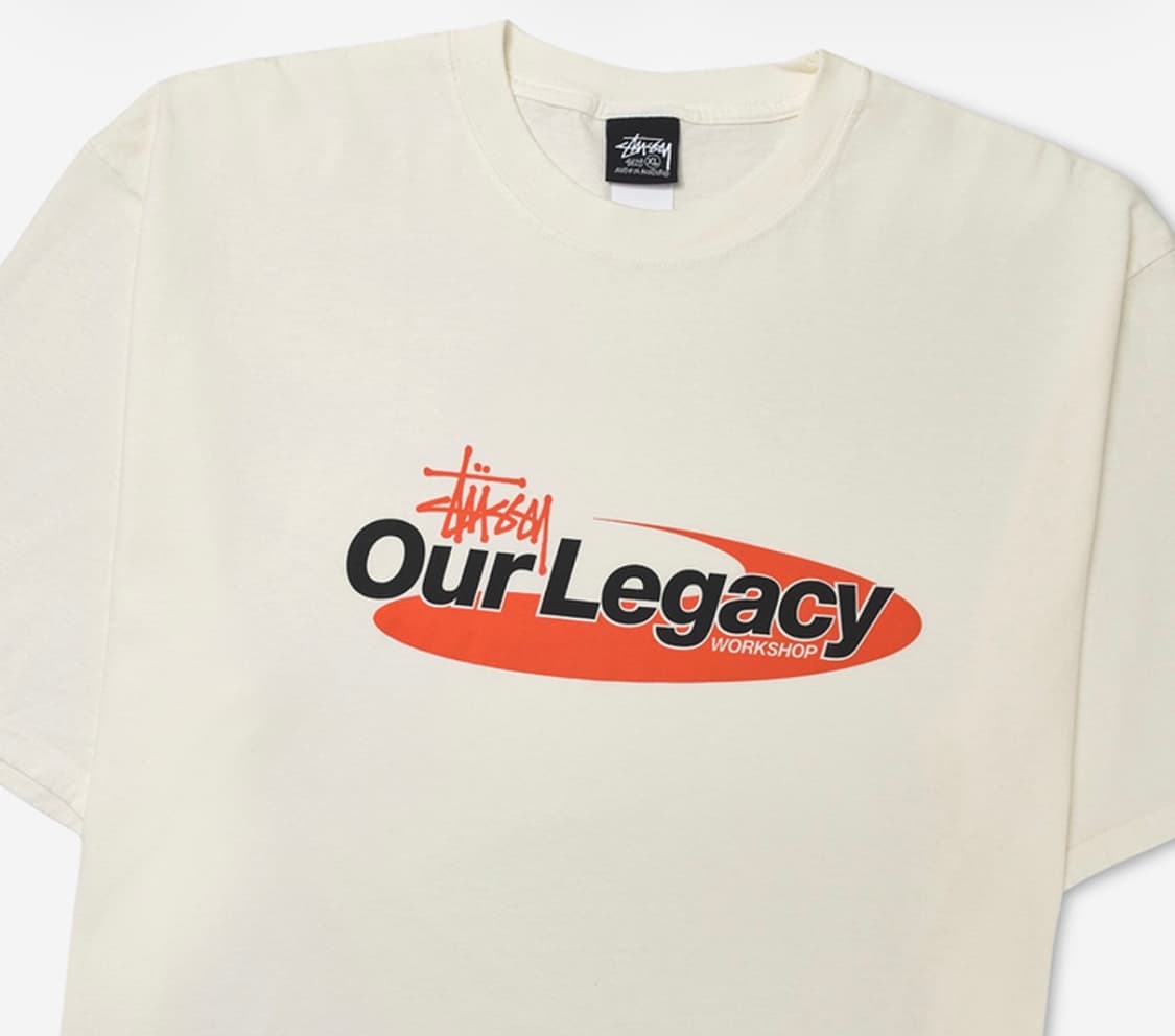 (새상품) 스투시 x 아워레가시 반팔티 XL 상품이미지2