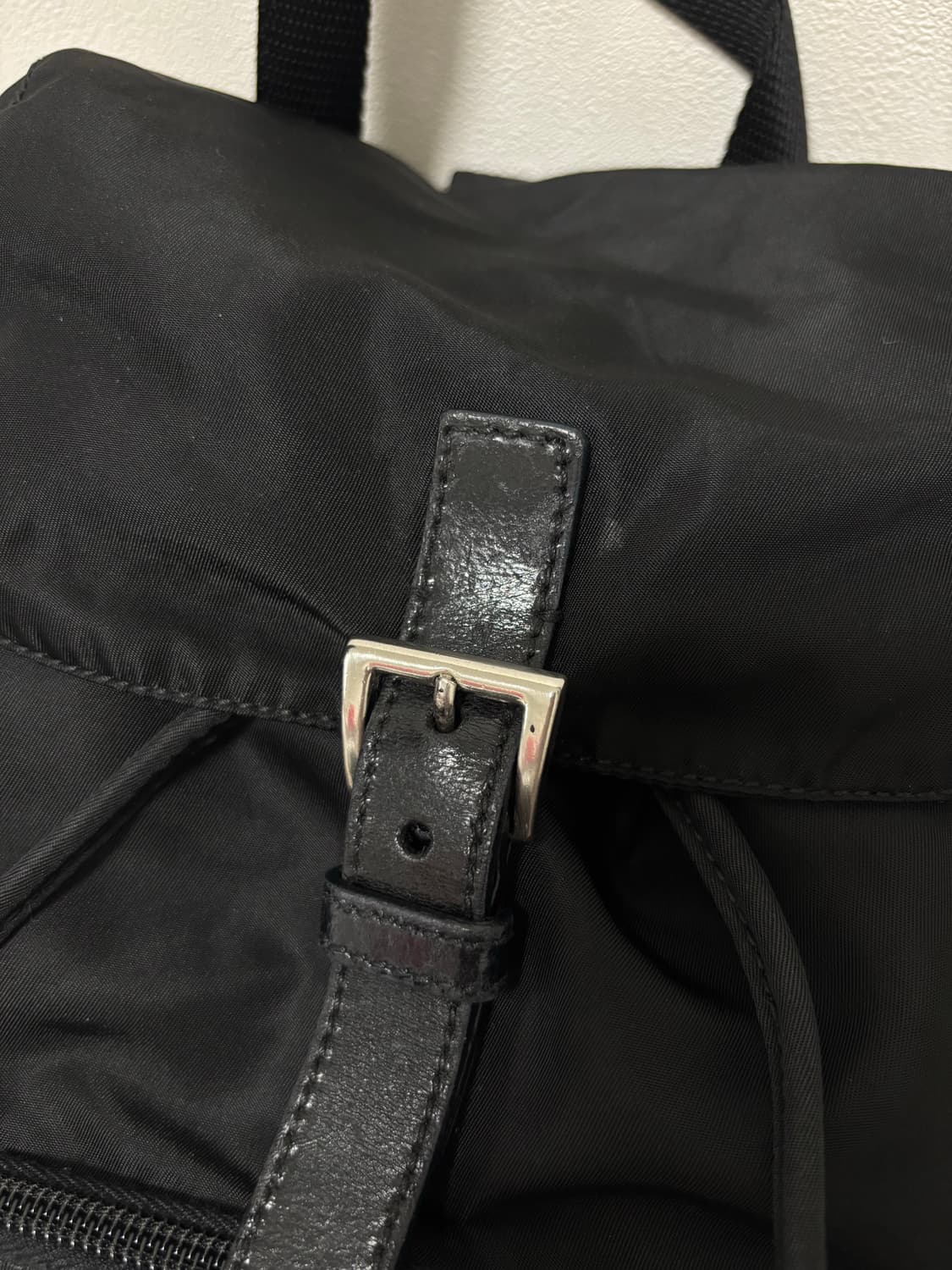 프라다 블랙 포코노 백팩 스몰 상품이미지3