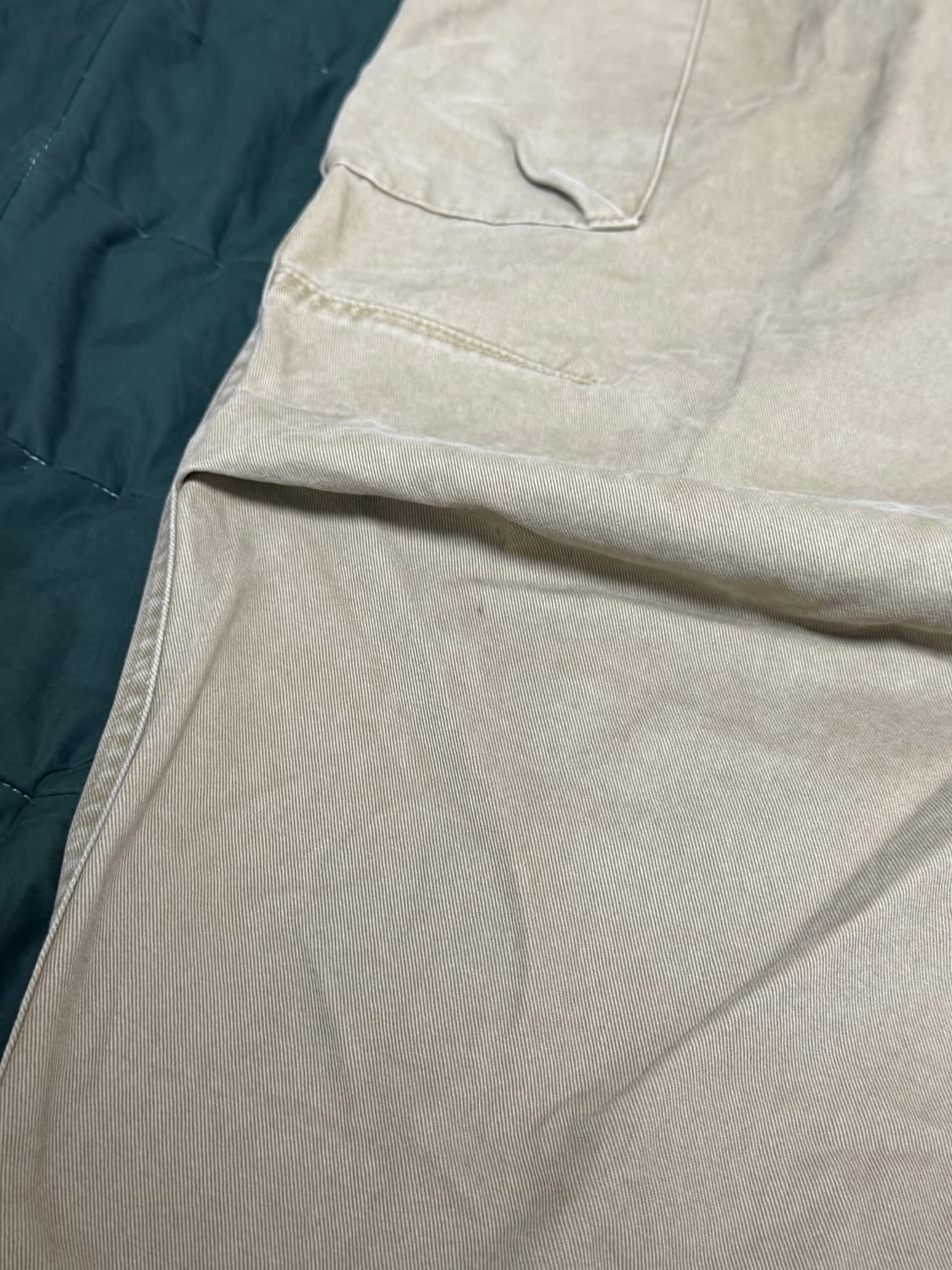 [0]노운 워시드 카고팬츠 베이지 상품이미지3