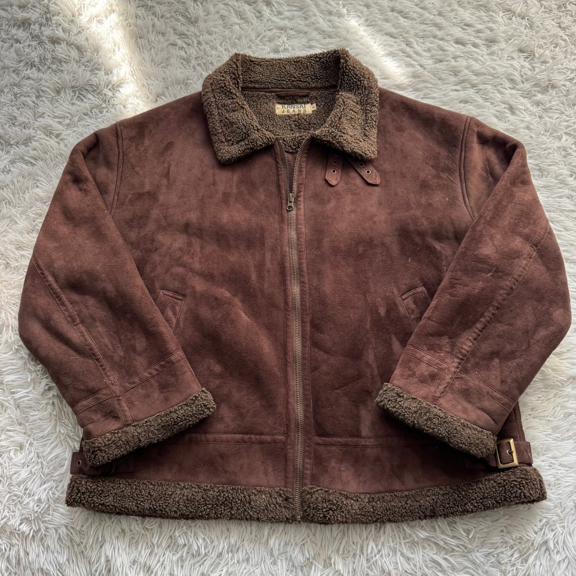 KANSAI 일본빈티지 무스탕 봄퍼 자켓 빈티지자켓 xxl 110 상품이미지2