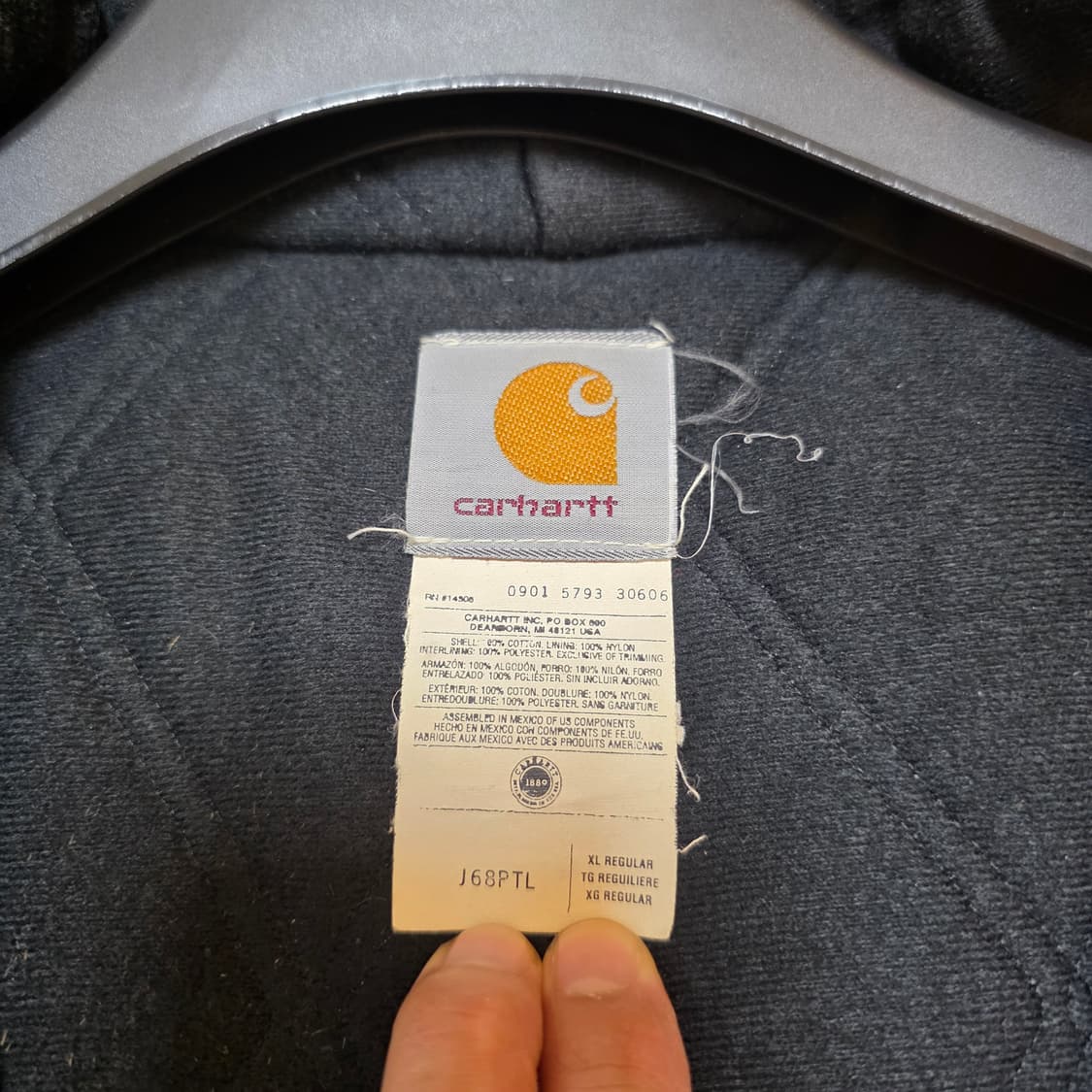 칼하트 액티브자켓 XL 칼하트 자켓 칼하트 j130 칼하트 j68 ptl 상품이미지4