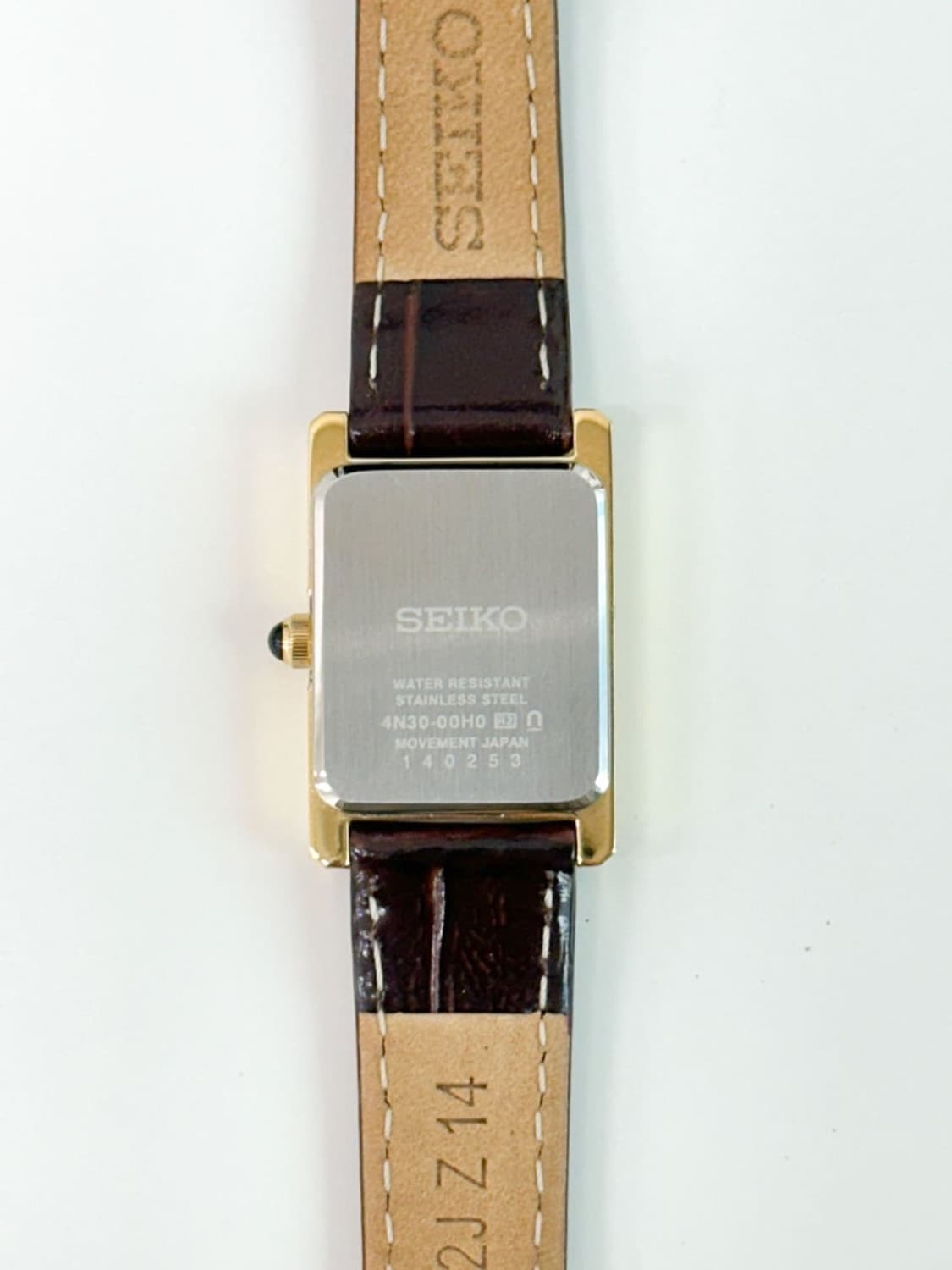 seiko / 세이코 클래식 골드 탱크 쿼츠 시계 상품이미지5