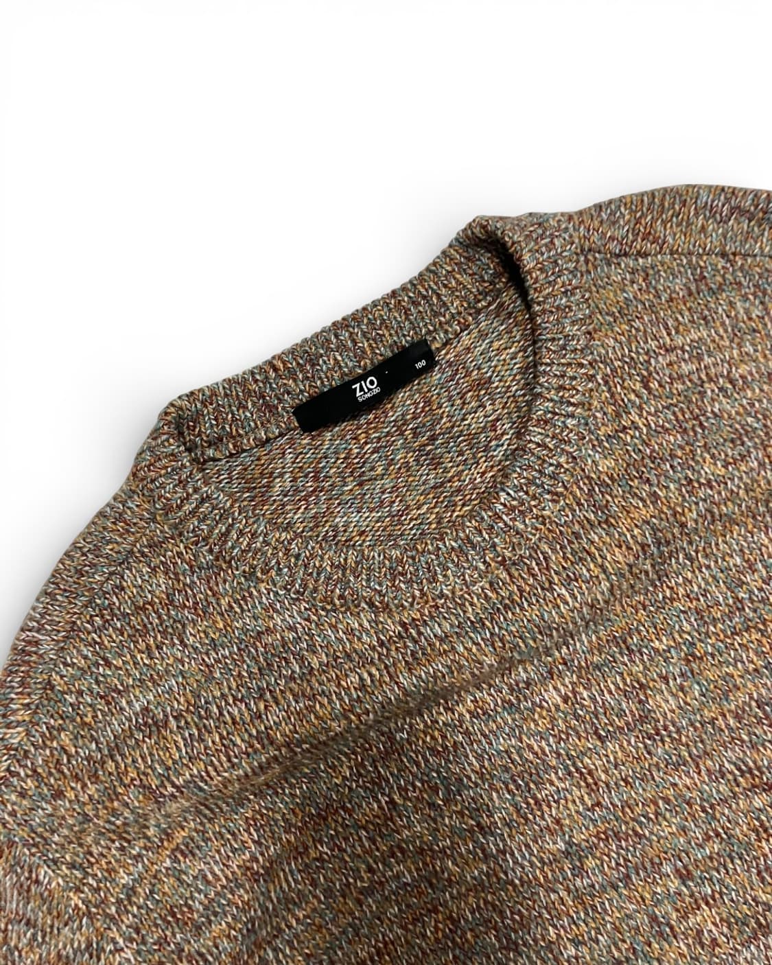 지오송지오 브라운 톤 니트 스웨터 100 상품이미지4