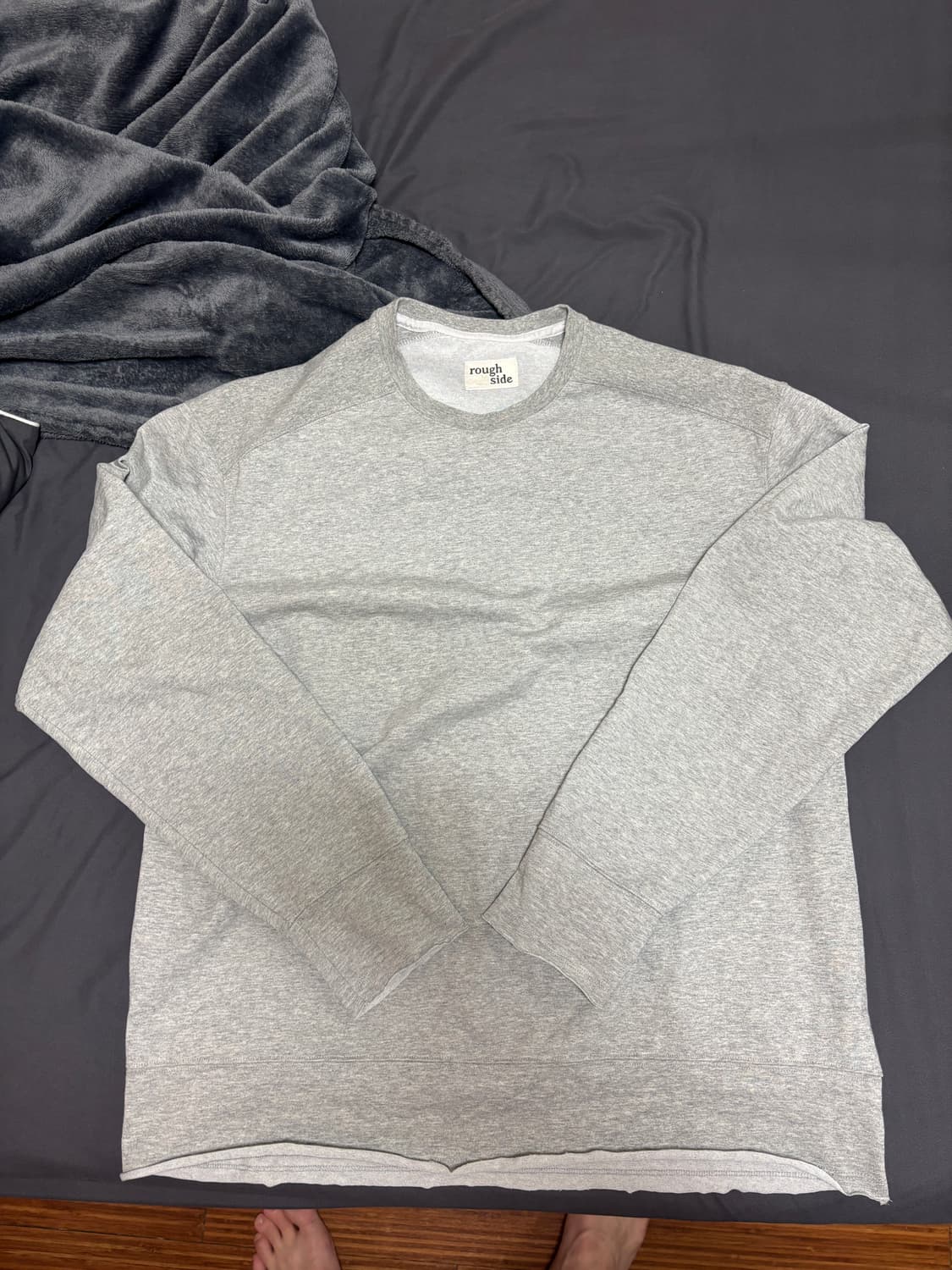 러프사이드 스트롤 롱슬리브 멜란지그레이 2 상품이미지1