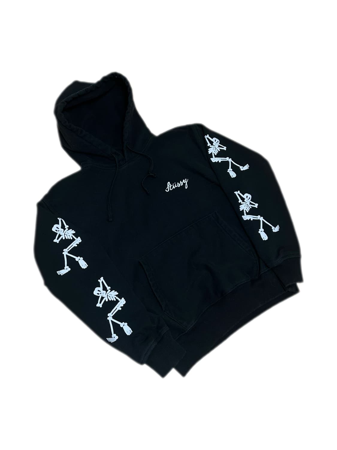 스투시 파라다이스 로스트 스컬 블랙 후드티 상품이미지1