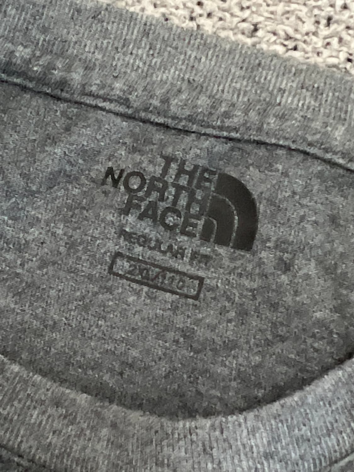 (XXL) 노스페이스 긴팔 티 차콜 상품이미지3