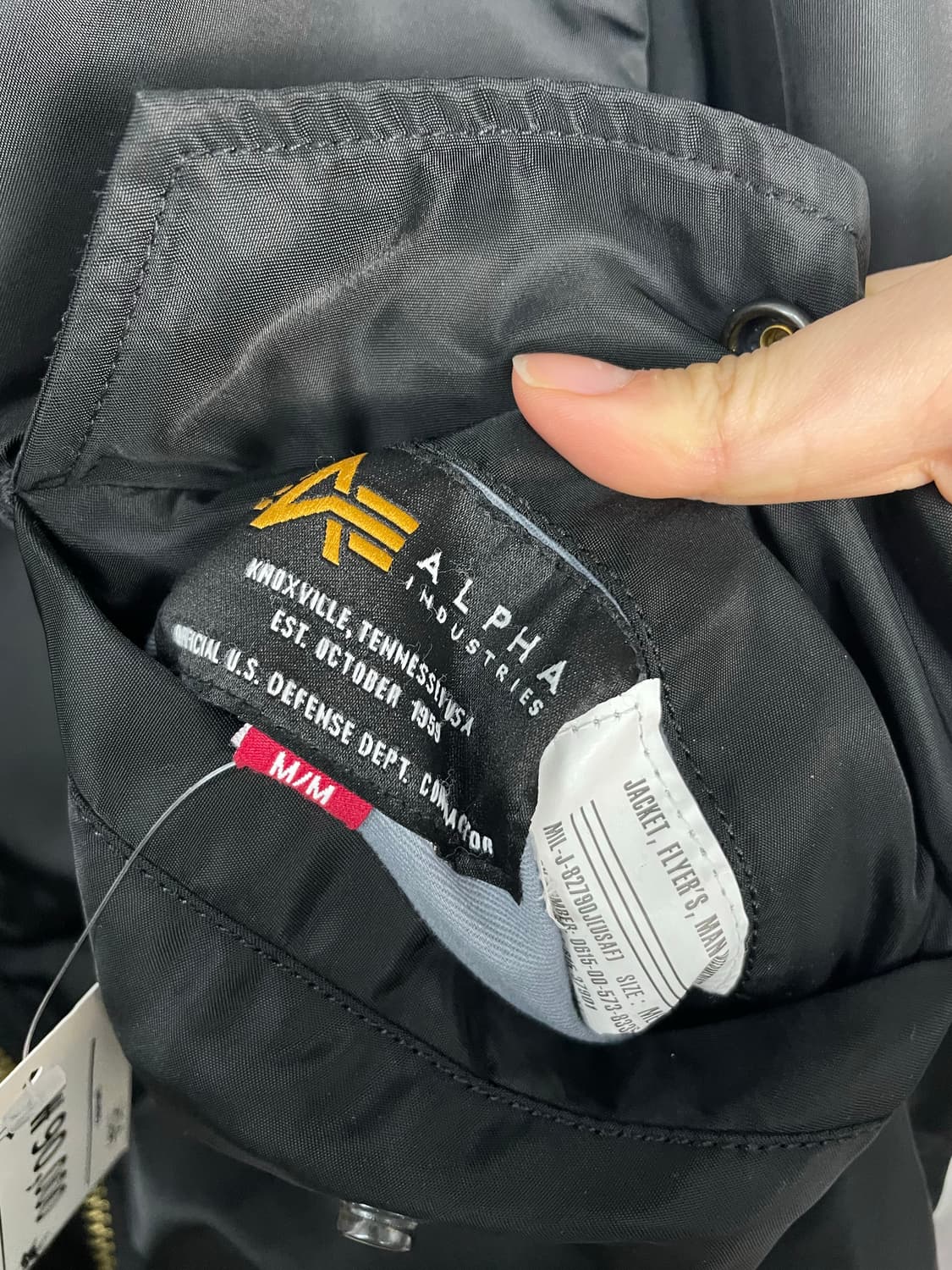 알파 인더스트리 MA-1 리버시블 플라이트 자켓 H2203 상품이미지9