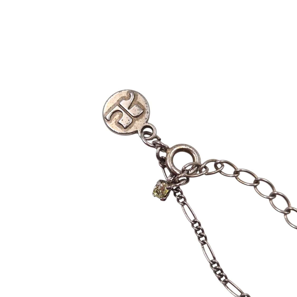 90s 꾸레쥬 한정 물방울 크리스탈 목걸이 상품이미지5