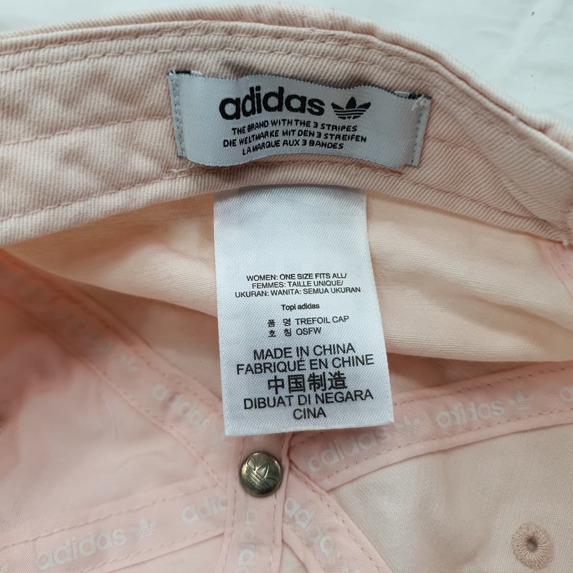 ADIDAS 아디다스 딸기우유 트레포일 볼캡 상품이미지4