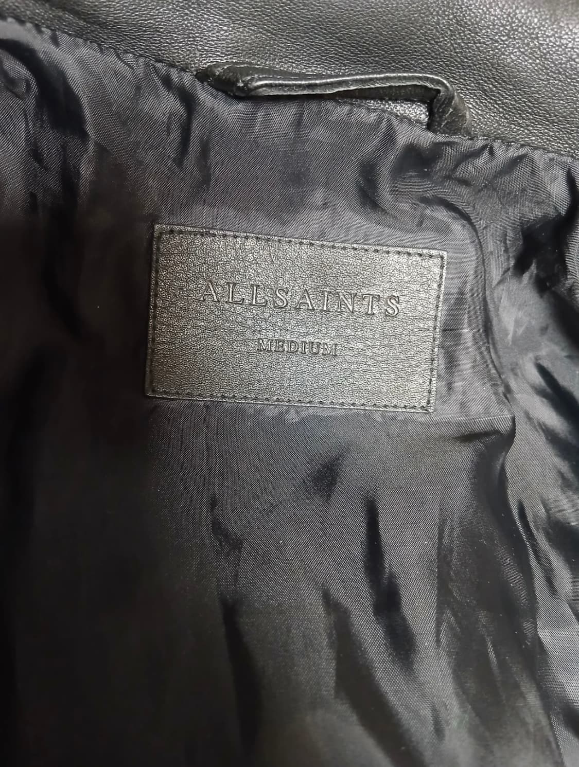 올세인츠 양가죽 라이더 자켓  상품이미지2