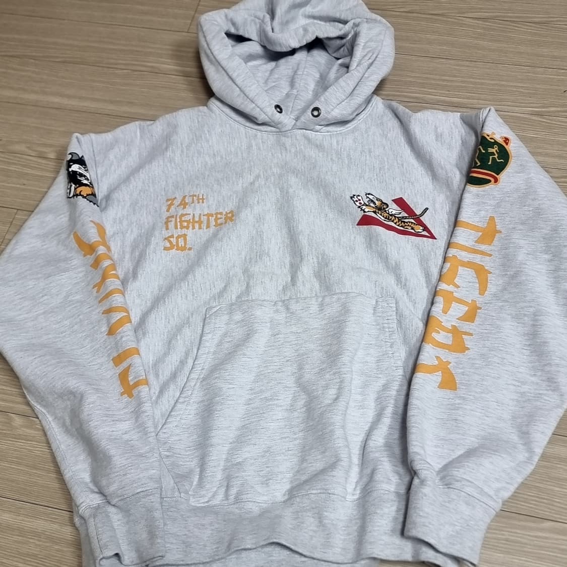아웃스탠딩 74th Fighter 플라잉타이거  후드티(100-105) 상품이미지4