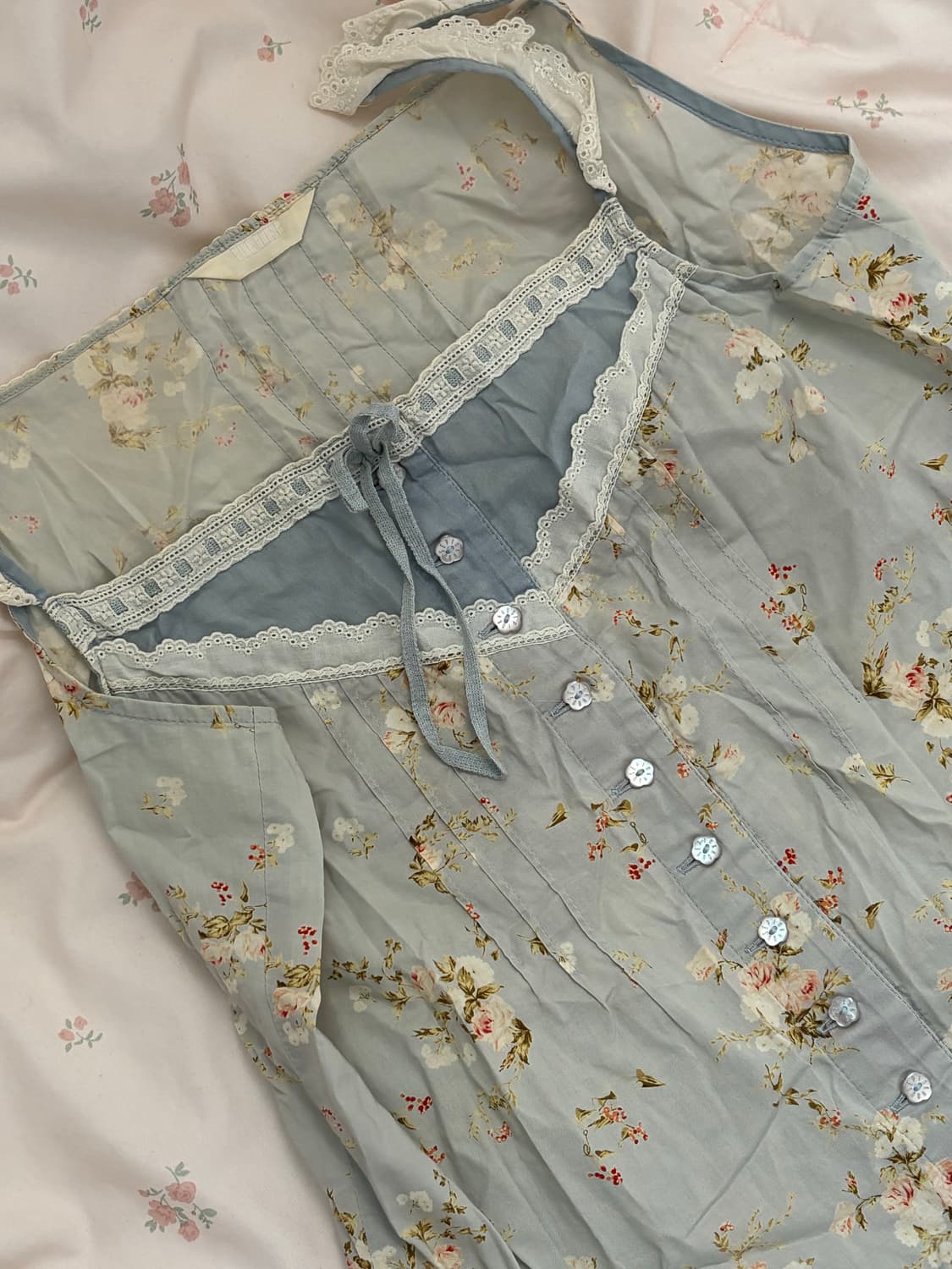 핑크하우스 블루 빈티지 원피스 상품이미지1