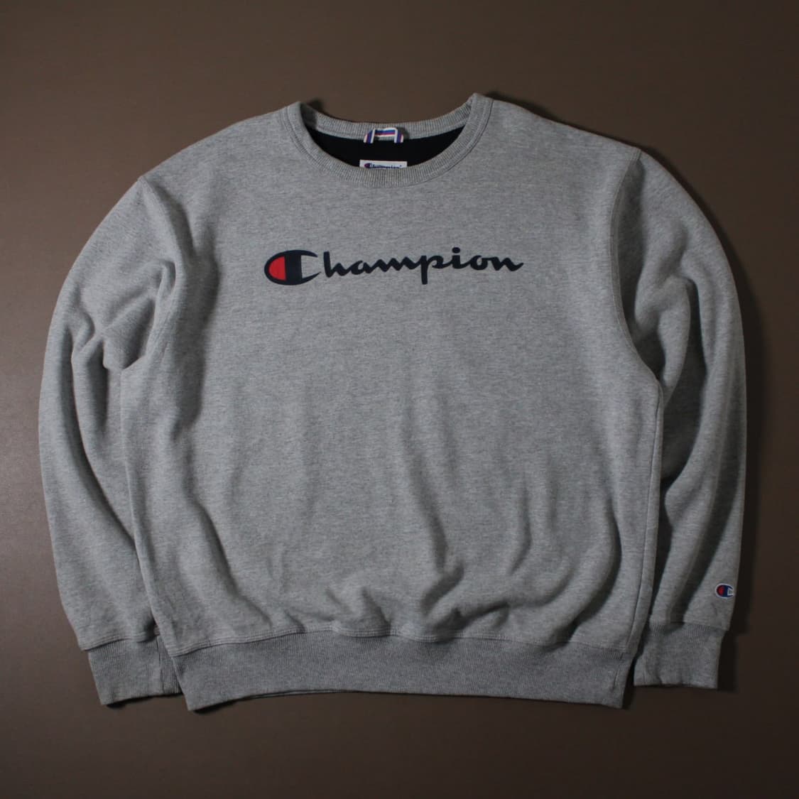 Champion 챔피온 그레이 기모 맨투맨 상품이미지1