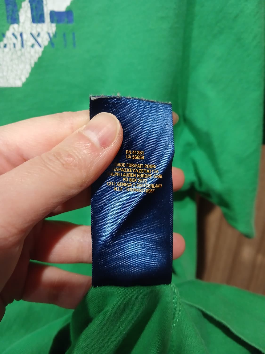 폴로 랄프로렌 프린팅 티셔츠- XL 상품이미지4