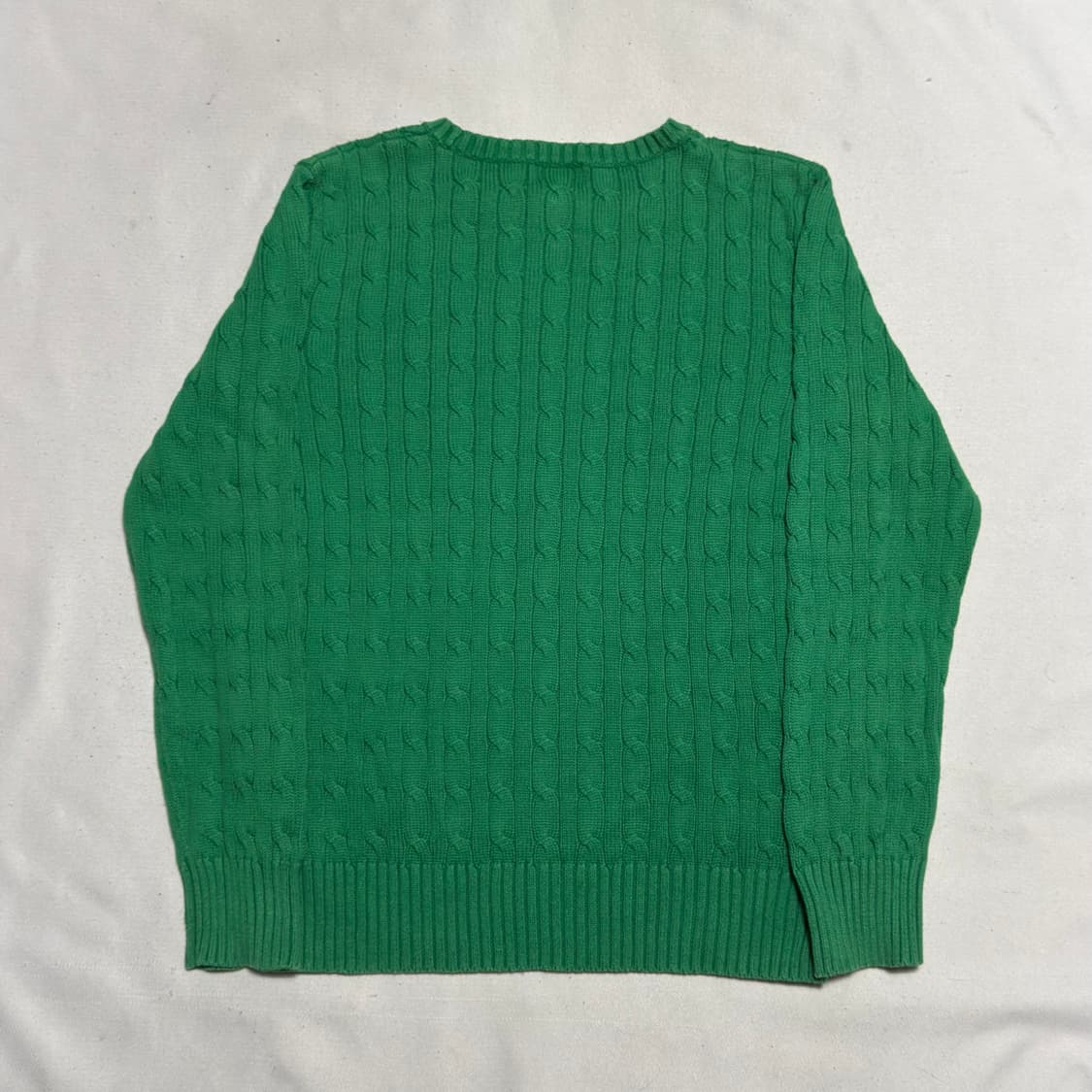 XL 폴로랄프로렌 그린 케이블 니트 상품이미지3