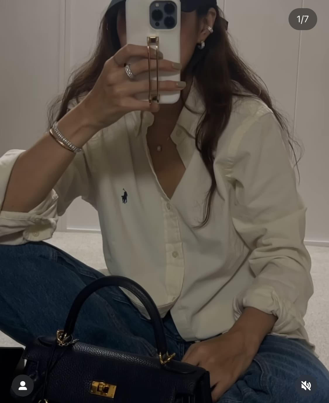 폴로랄프로렌 코듀로이 셔츠 아이보리 상품이미지3