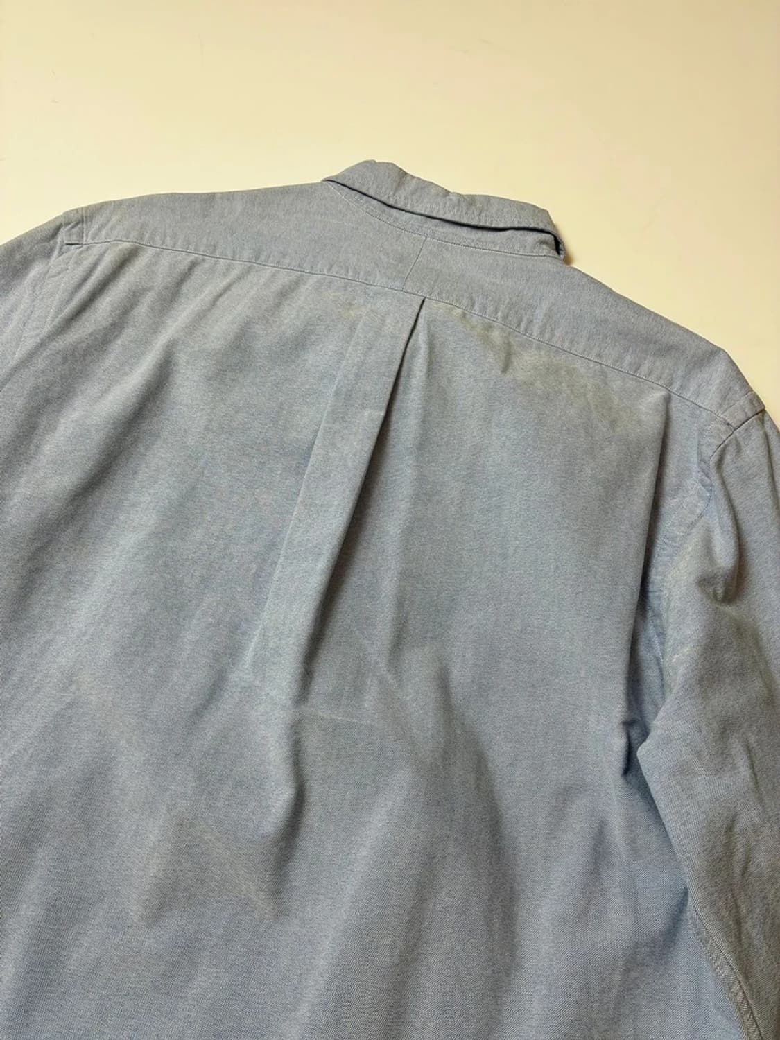 폴로 랄프로렌 스카이블루 옥스포드 솔리드 로고 셔츠 PN8807 상품이미지6